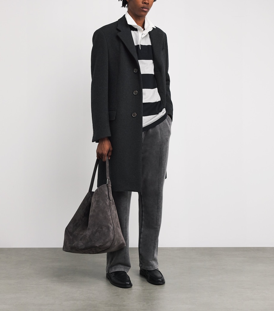 Crombie Overcoat CHARCOAL Image 2