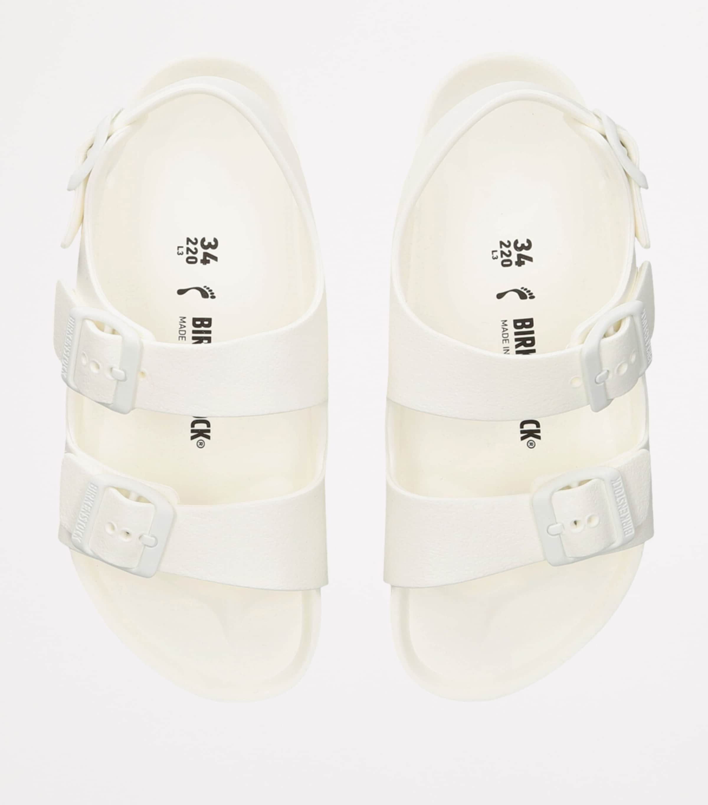 Birkenstock Milano Sandals White Image 4