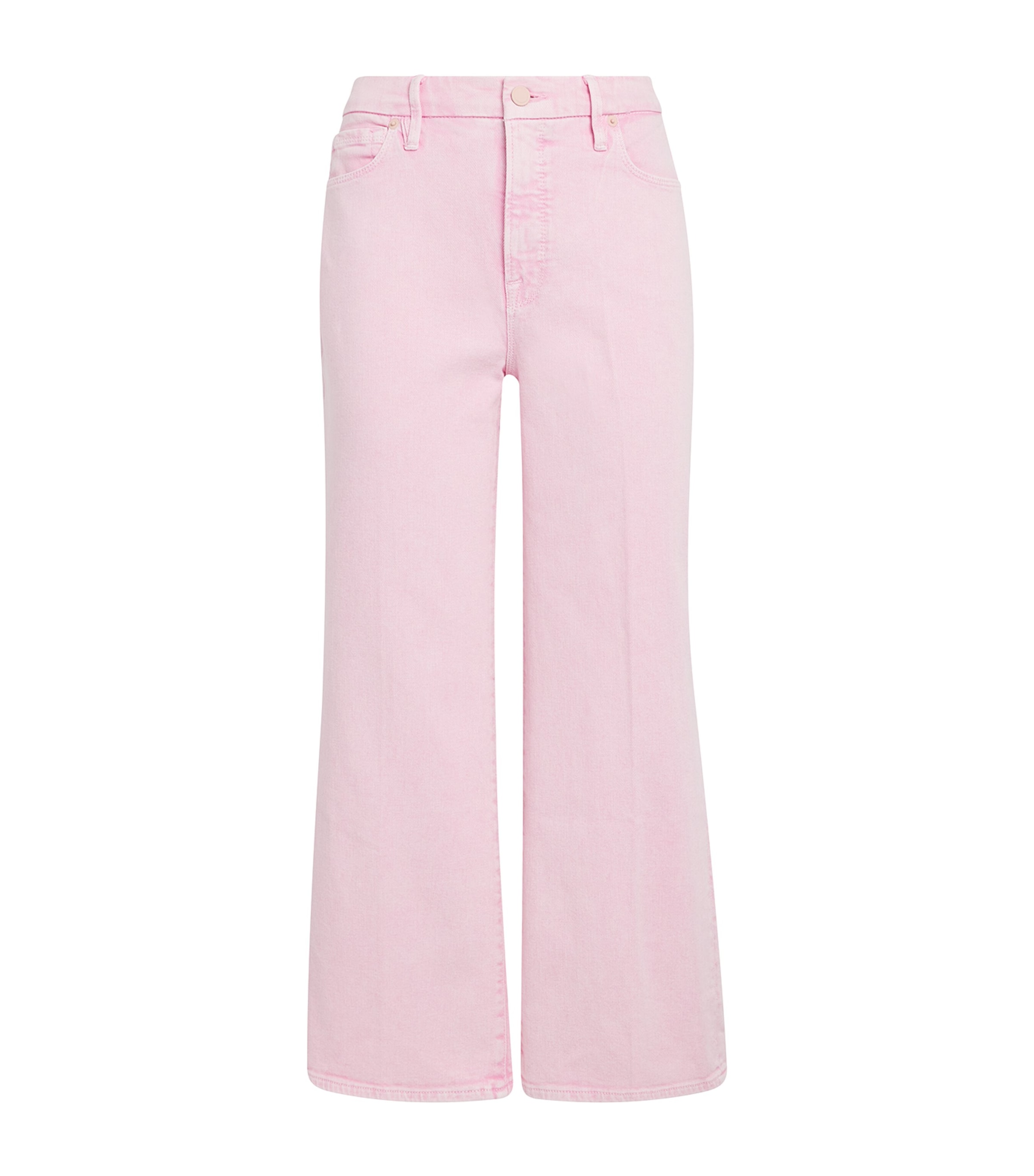 Good American Good Waist Cropped Palazzo Jeans
