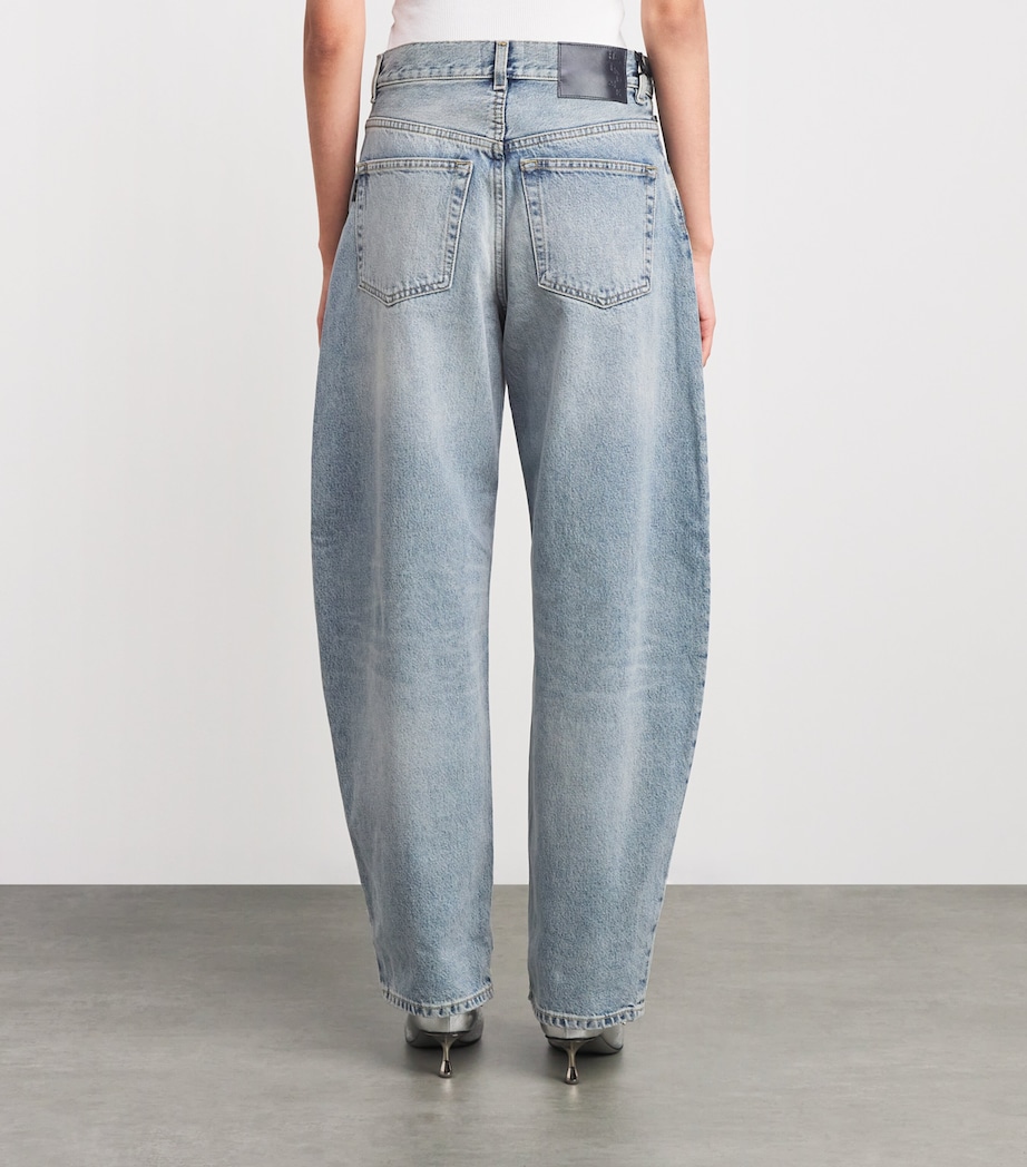 Bibi Barrel-Leg Jeans L0891 AUTHENTIC WASH Image 4