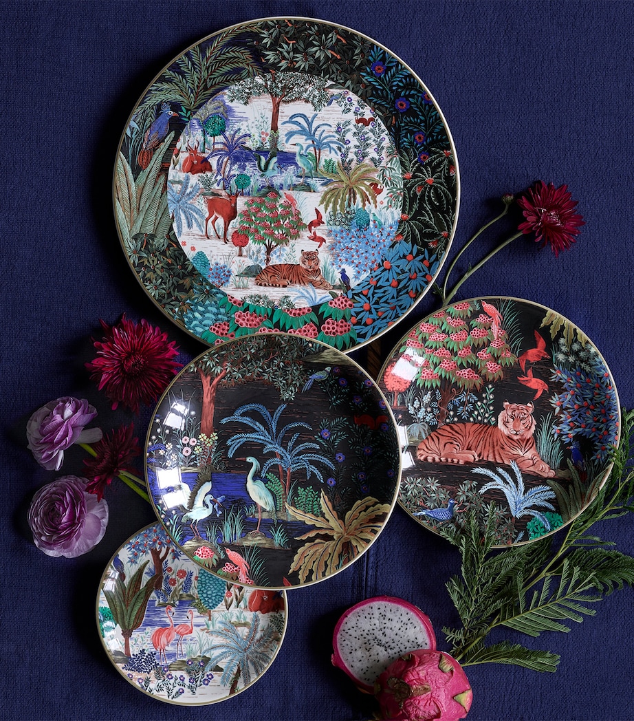 Set of 4 Jardin du Palais Dessert Plates (23cm) MULTICOLOR Image 4
