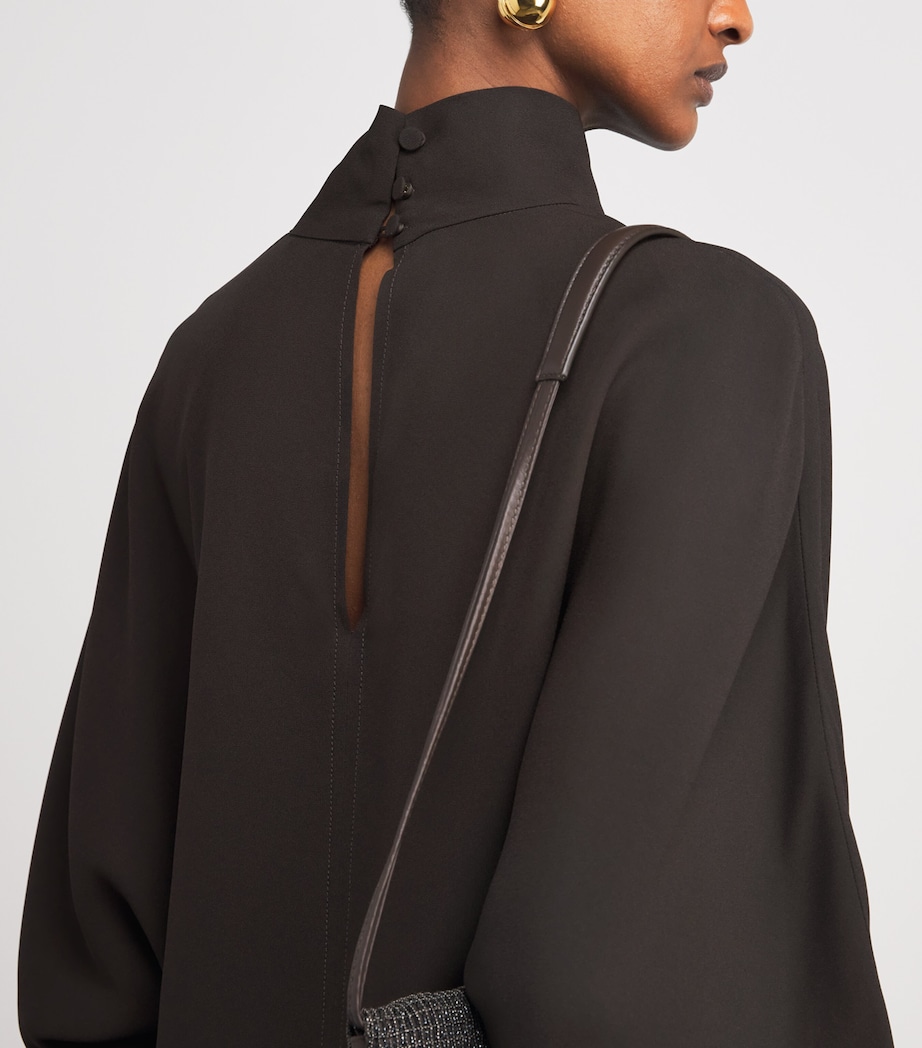 Crepe Buick Blouse COCOA Image 6