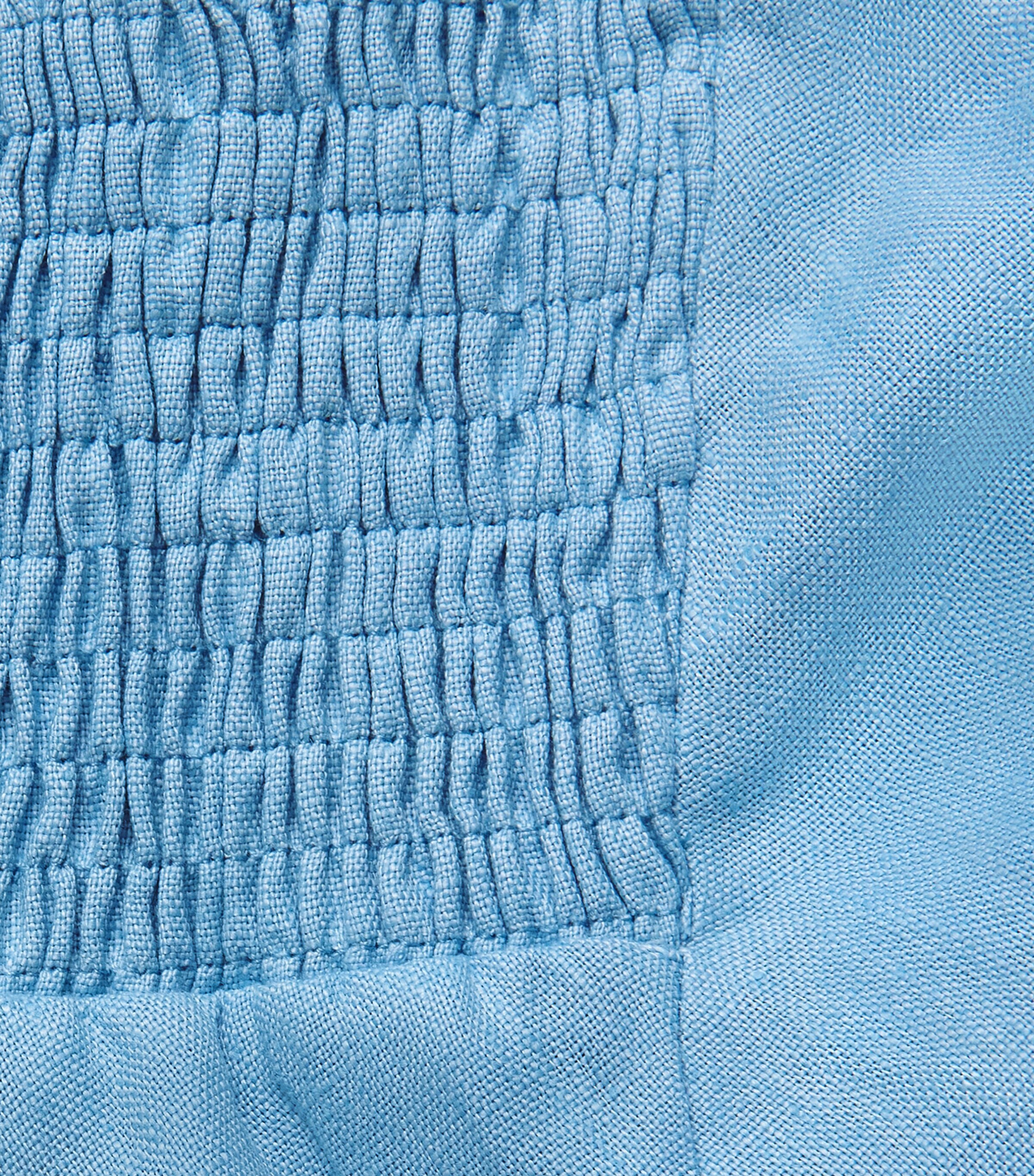 Faithfull The Brand Womens Linen Marita Midi Dress Sky Blue Image 6