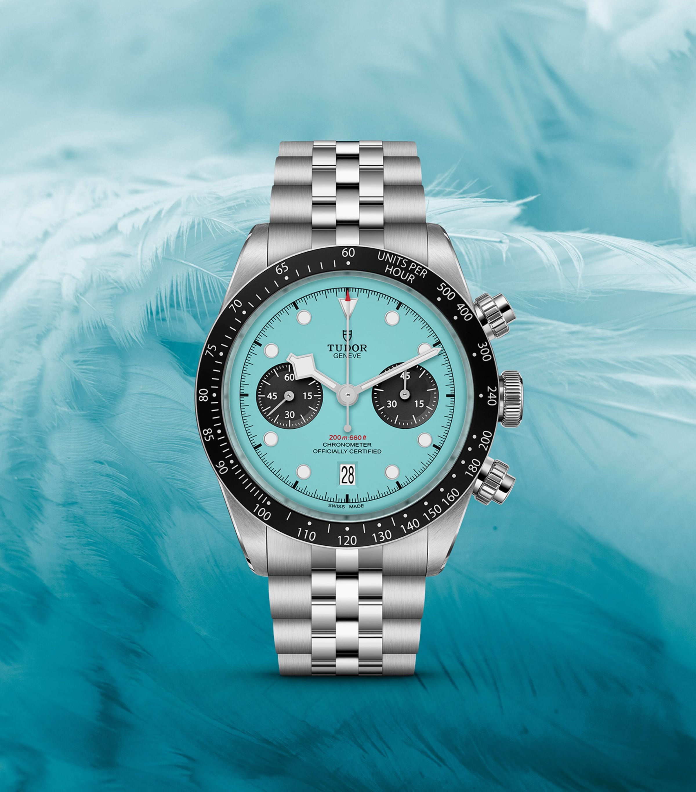 Black Bay Chrono Stainless Steel Watch 41mm BLUE Image 4