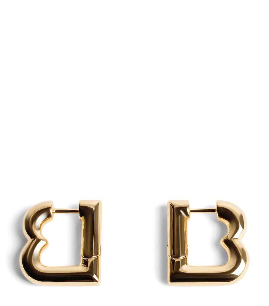 Balenciaga XS B Hoop Earrings Image 1