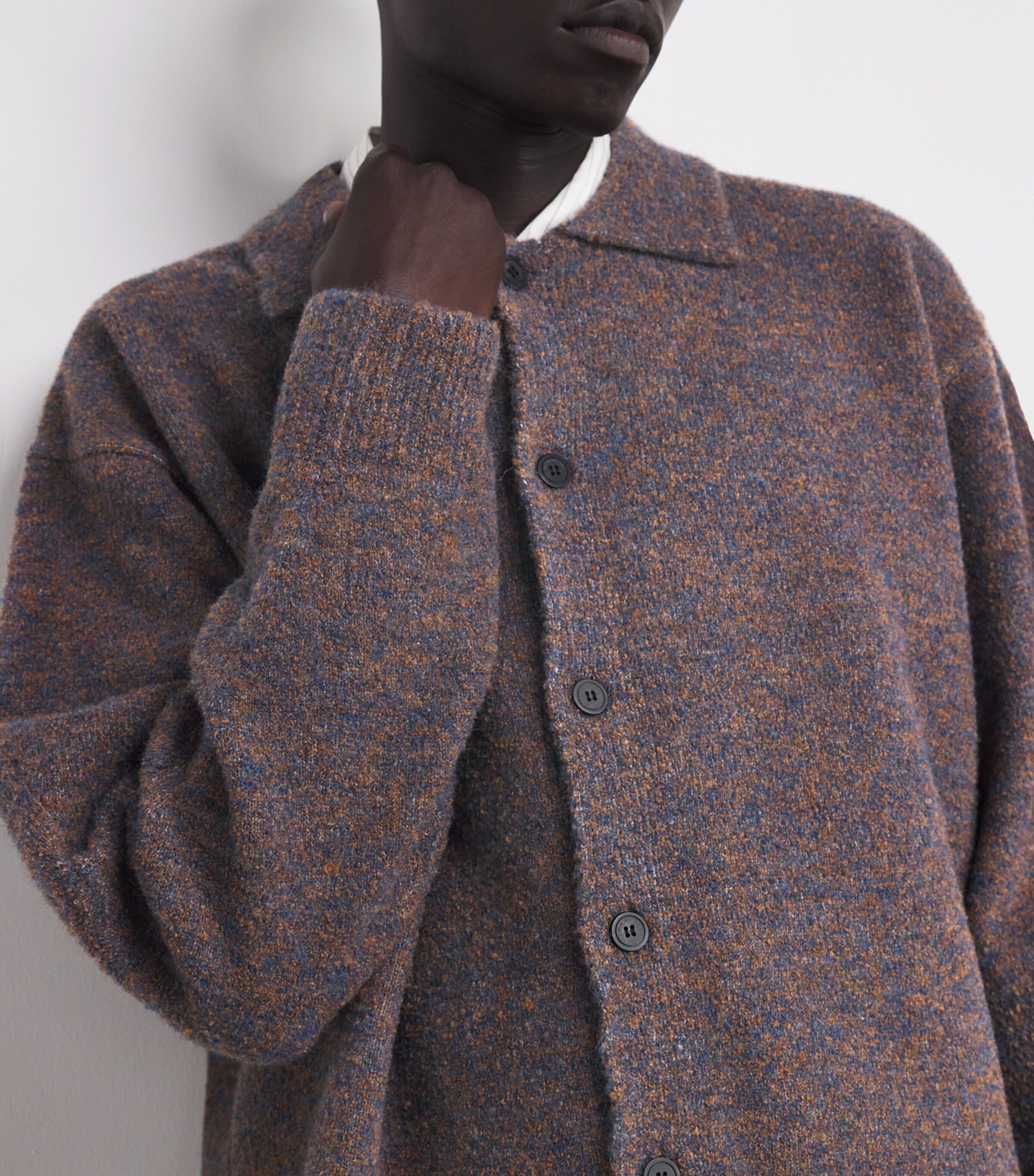 Le 17 Septembre Purple Button-Down Knit Cardigan | Harrods UK