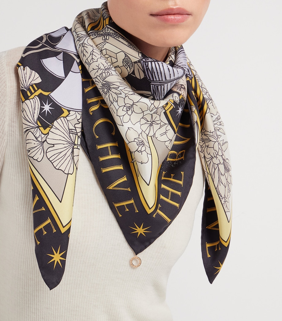 Silk Alchemist Scarf BLACK Image 2