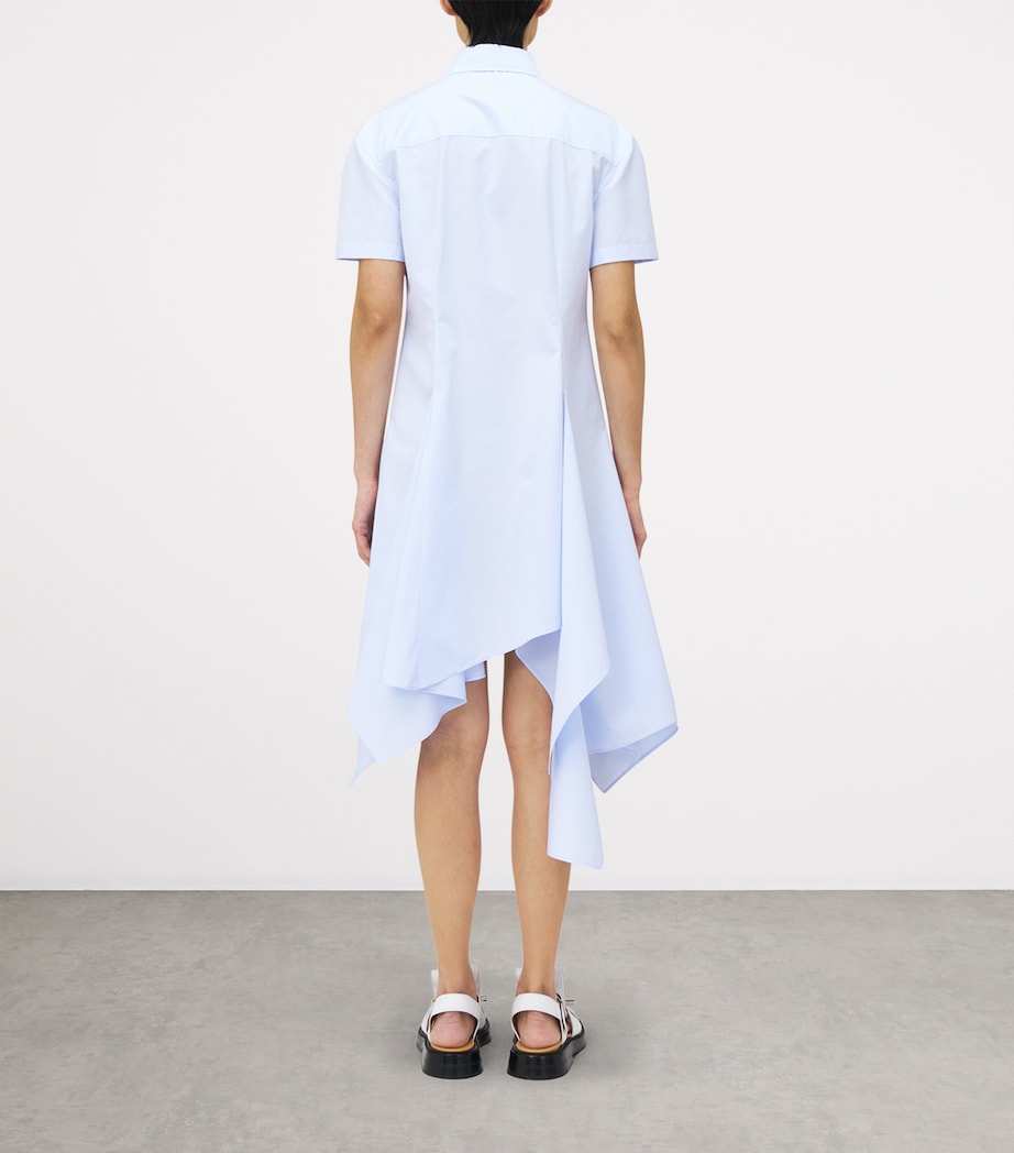 Asymmetric Shirt Midi Dress 4331 Image 4