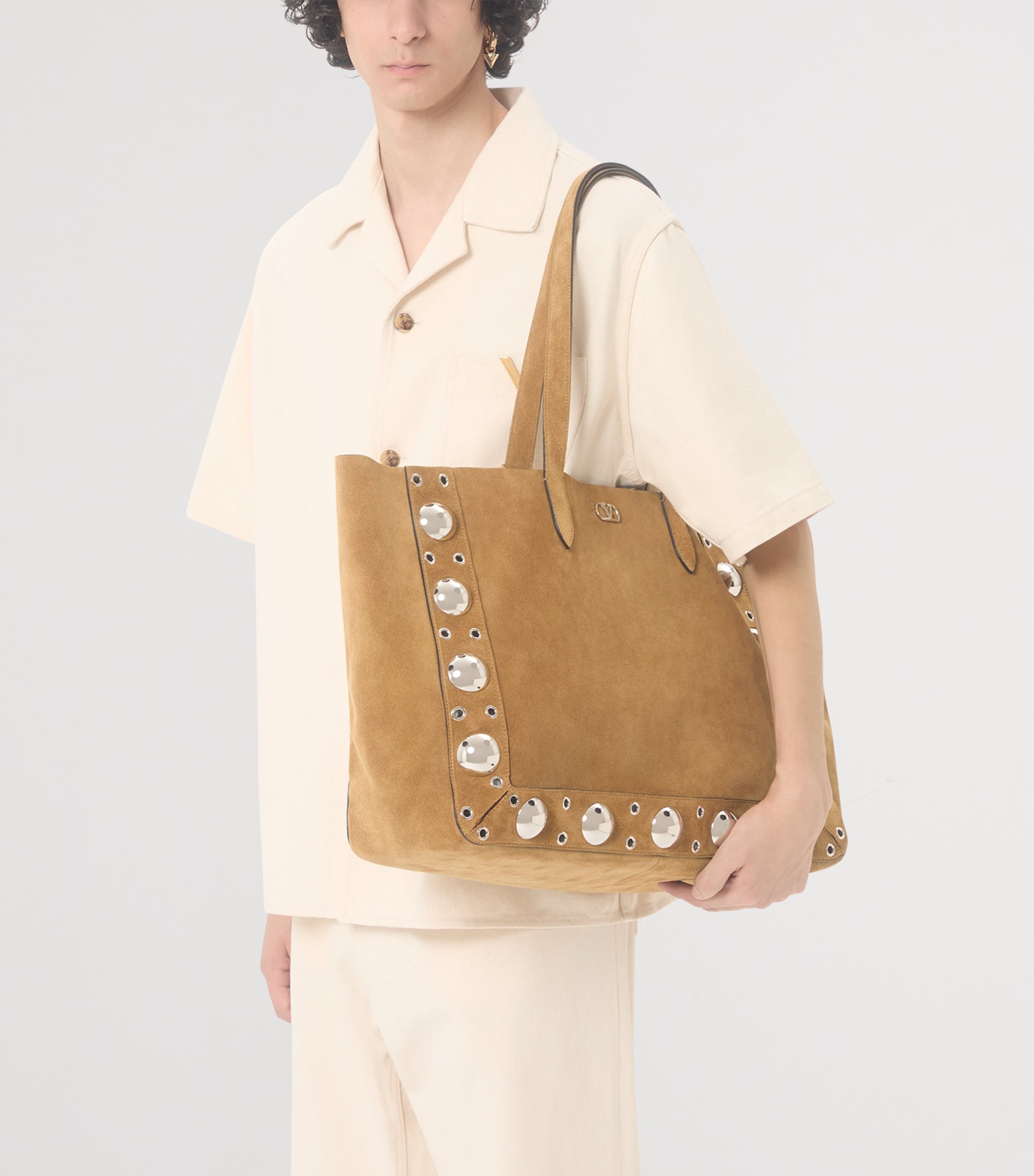 Denim V-Logo Shirt A03 Image 6