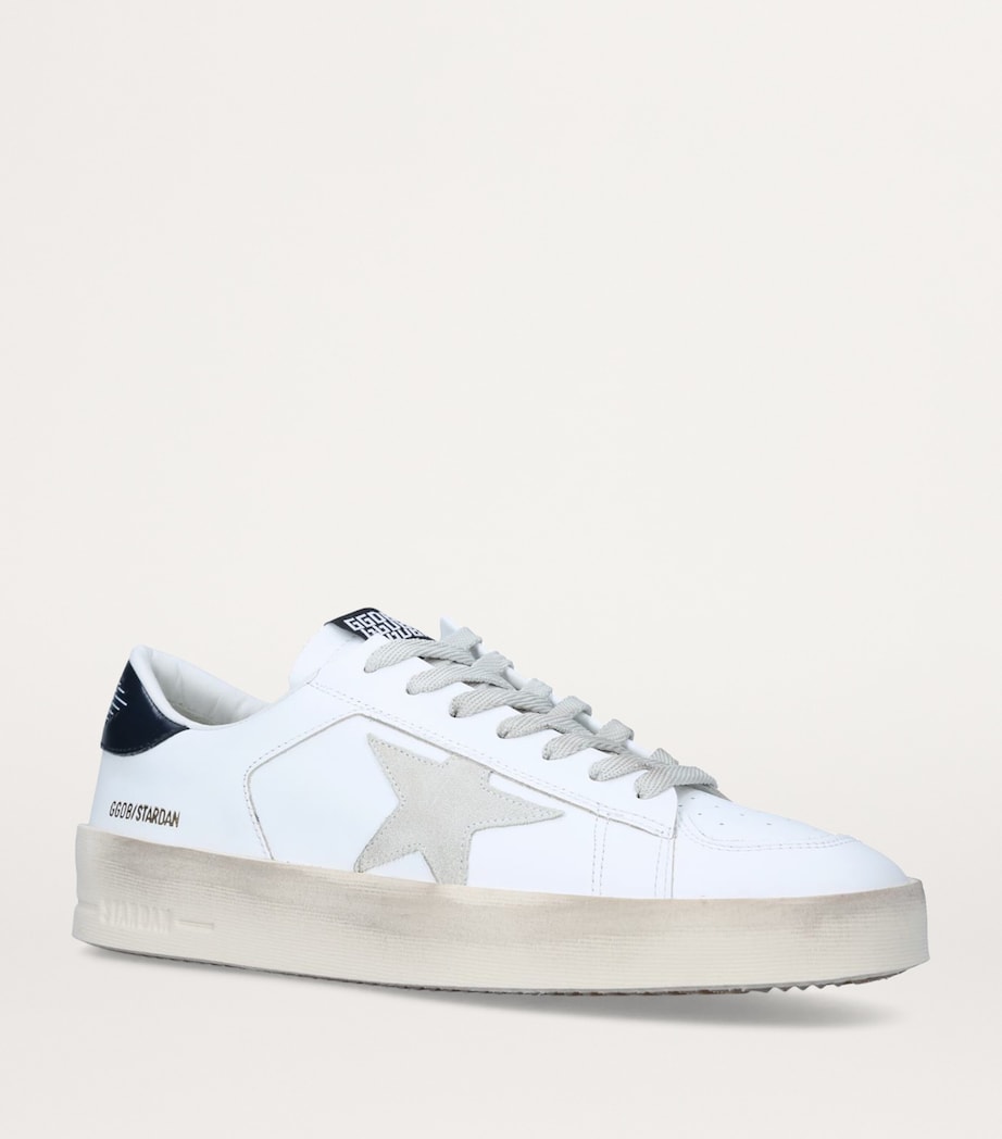 Golden Goose Leather Stardan Sneakers White/blk Image 3
