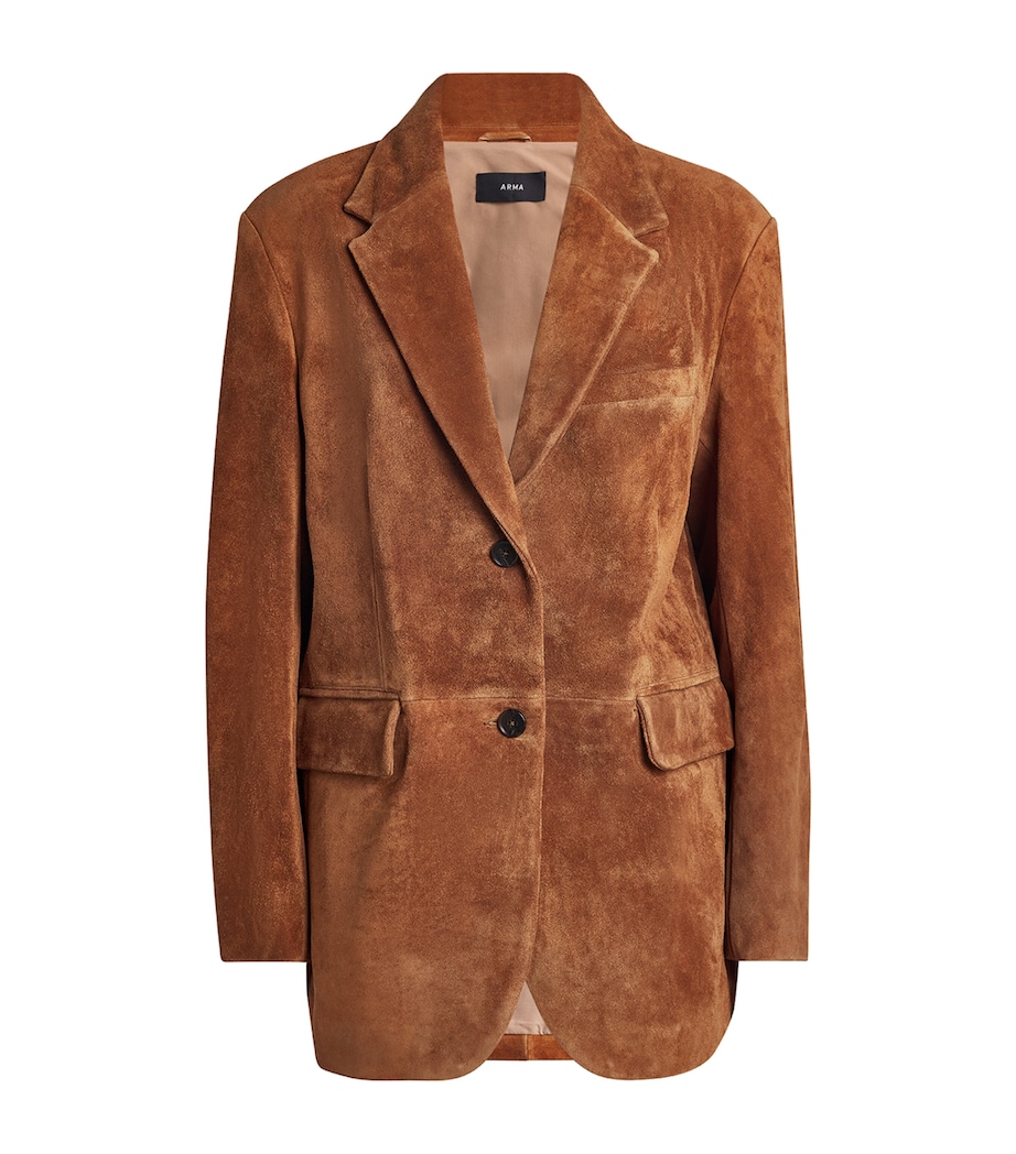 Suede Benny Blazer WHISKEY Image 1