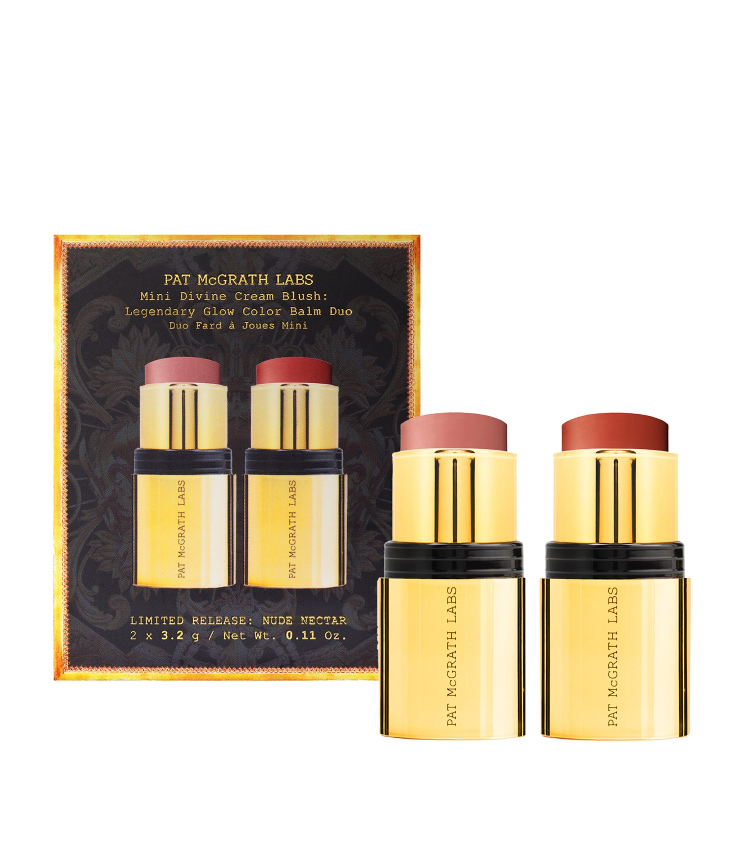 PAT MCGRATH LABS Mini Divine Cream Blush: Legendary Glow Color Balm Duo Set