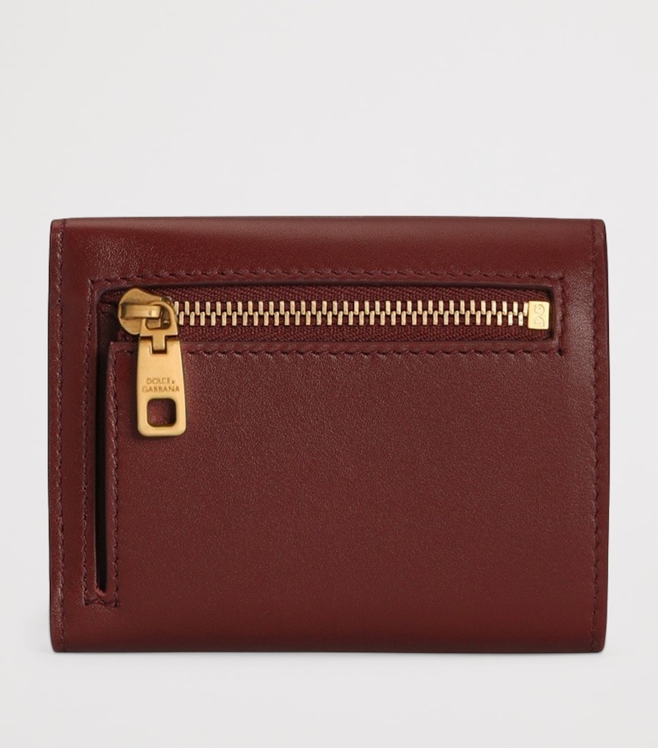 Plongé Calfskin French Flap Wallet 80346-BORDEAUX Image 3