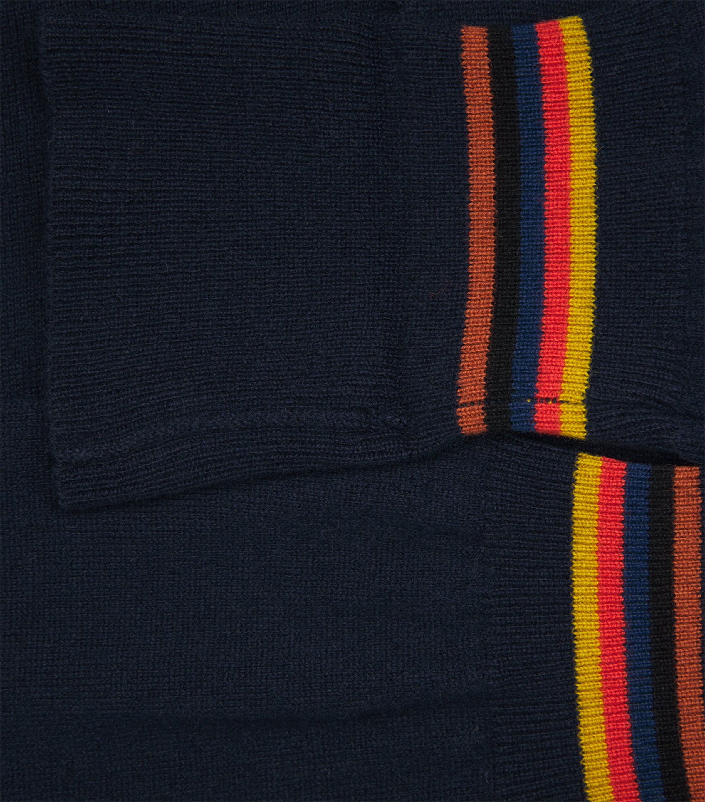 Paul Smith Mens Cashmere Polo  Sweater Dark Navy Image 5