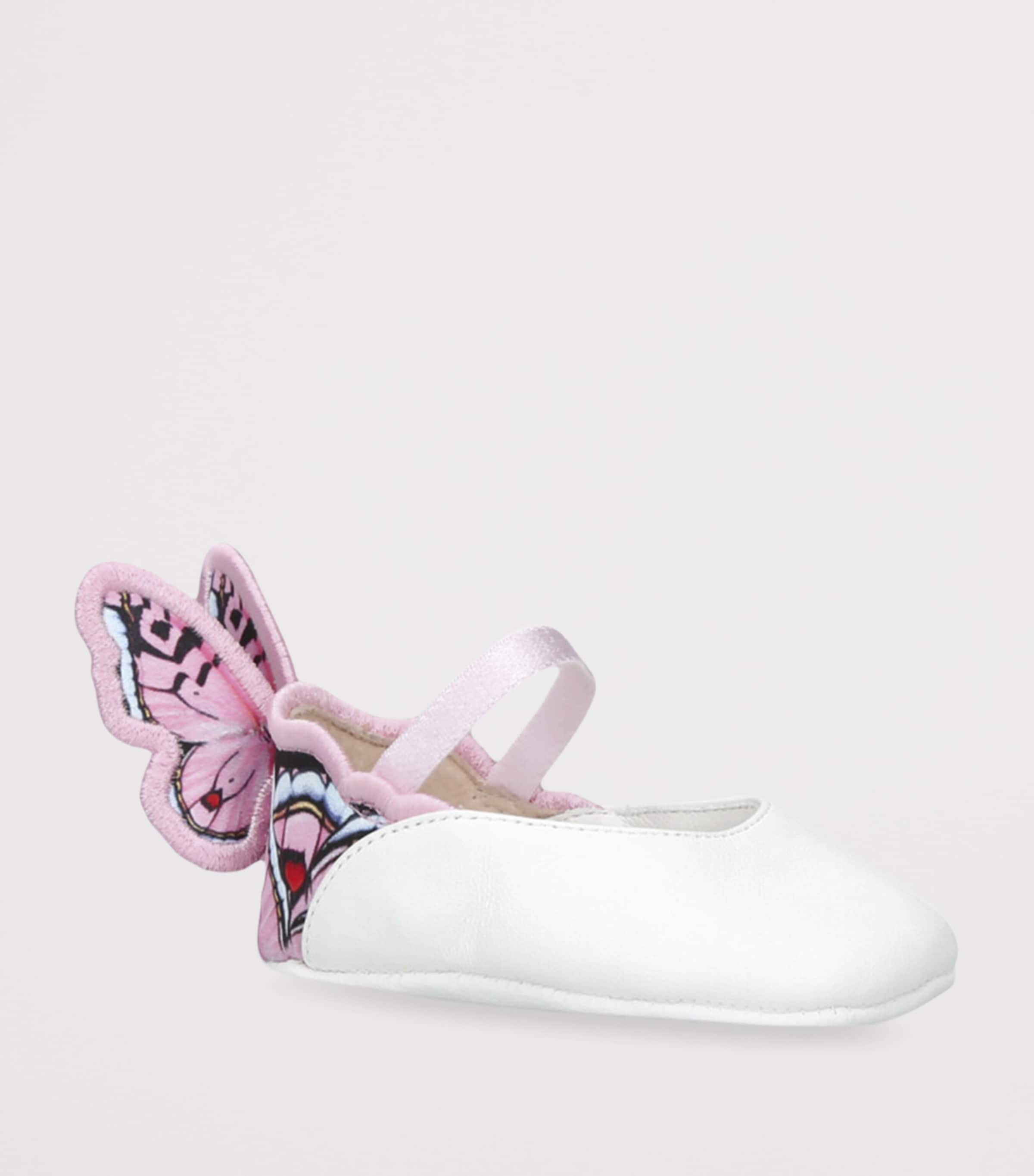 Sophia Webster Mini Leather Chiara Ballet Flats White/comb Image 3