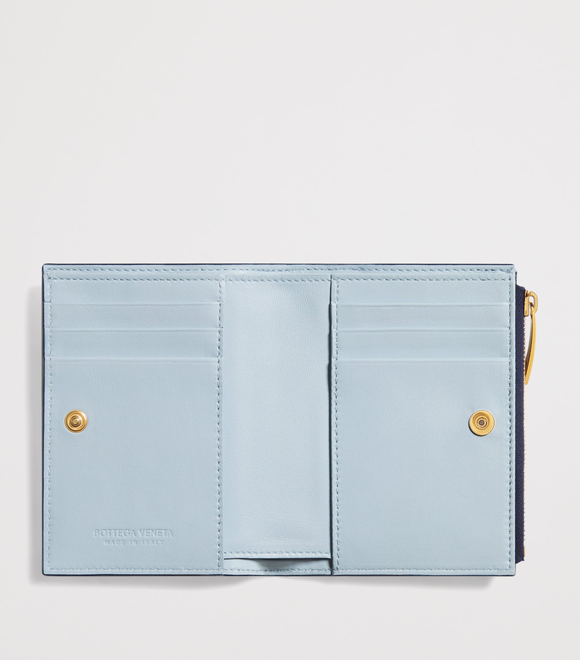 Bottega Veneta Small Nappa Leather Intrecciato Bifold Wallet Image 2