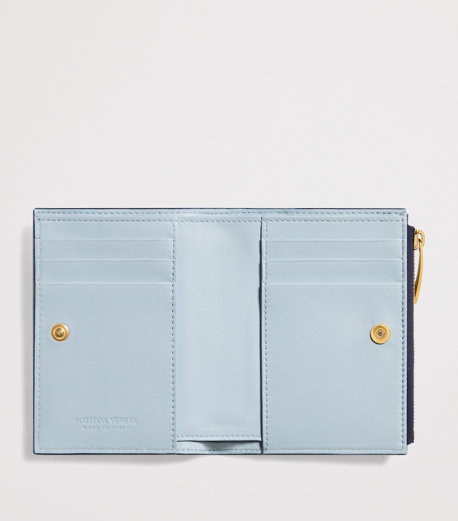Bottega Veneta Small Nappa Leather Intrecciato Bifold Wallet Image 2