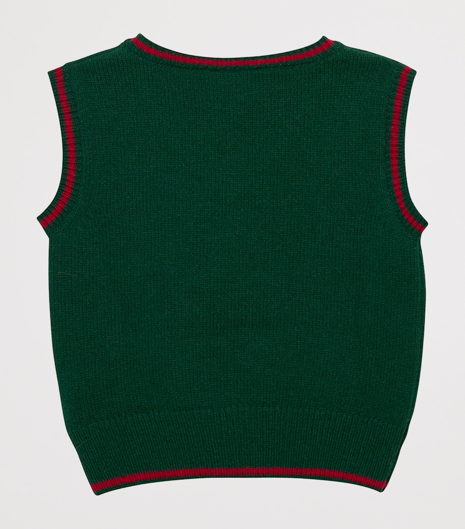 Wool-Blend Guardsman Sweater Vest (3-24 Months) GREEN Image 2