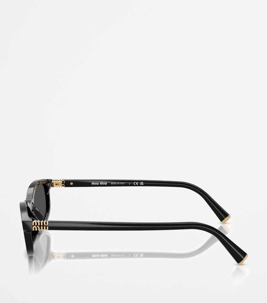 Acetate Oval Sunglasses 16K08Z Image 3