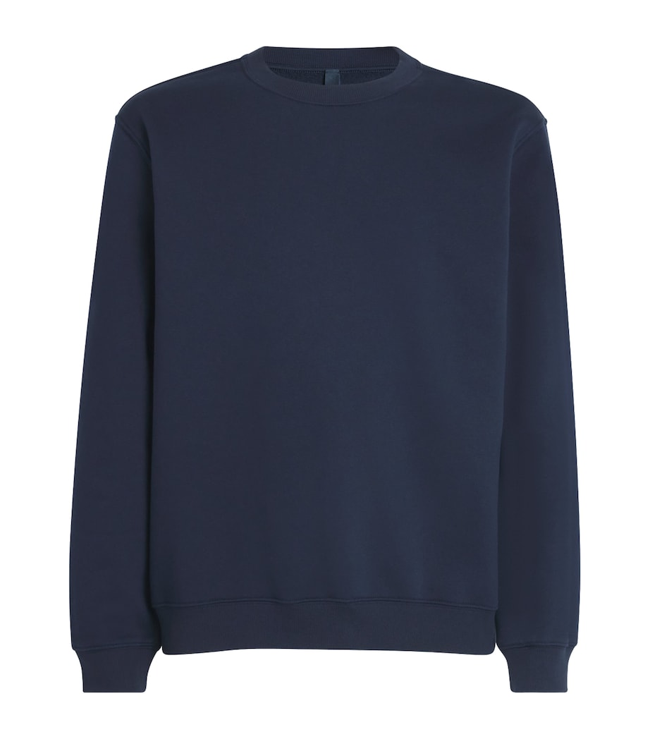 Fleece Lounge Crew-Neck Sweatshirt NAVY Image 1