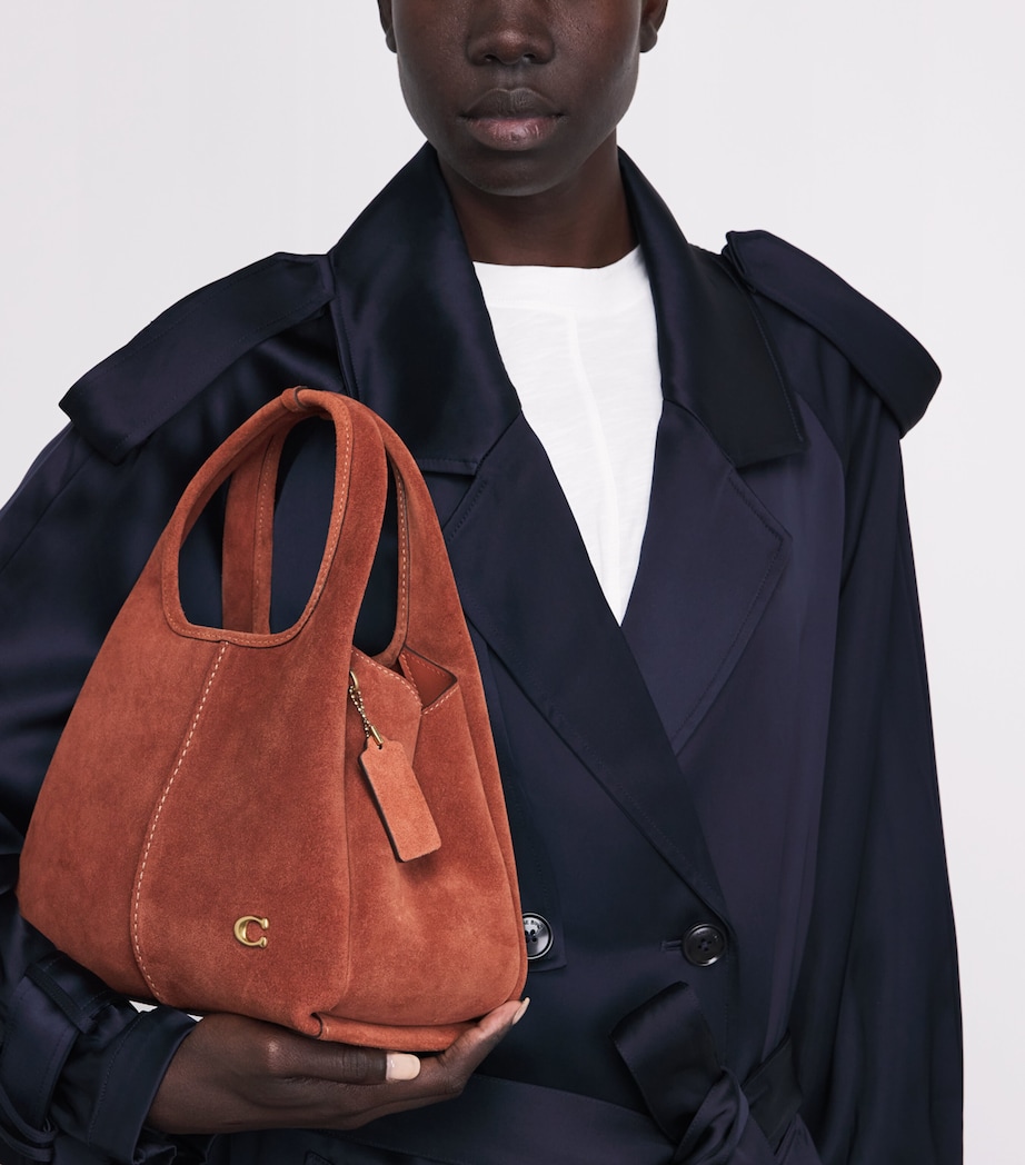Coach Large Suede Lana 23 Top-Handle Bag Image 2
