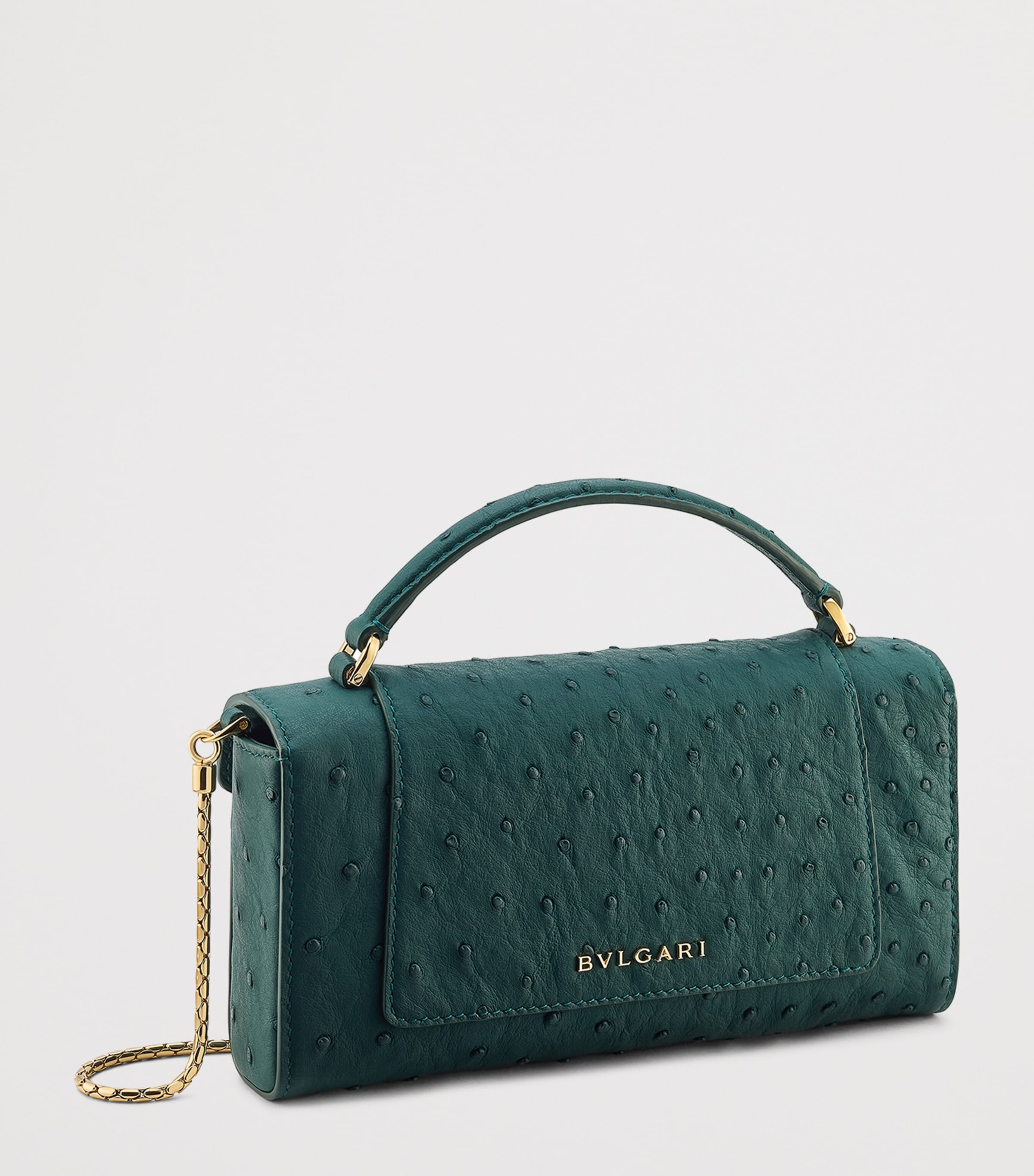Serpenti Forever Cross-Body Phone Bag GREEN Image 3