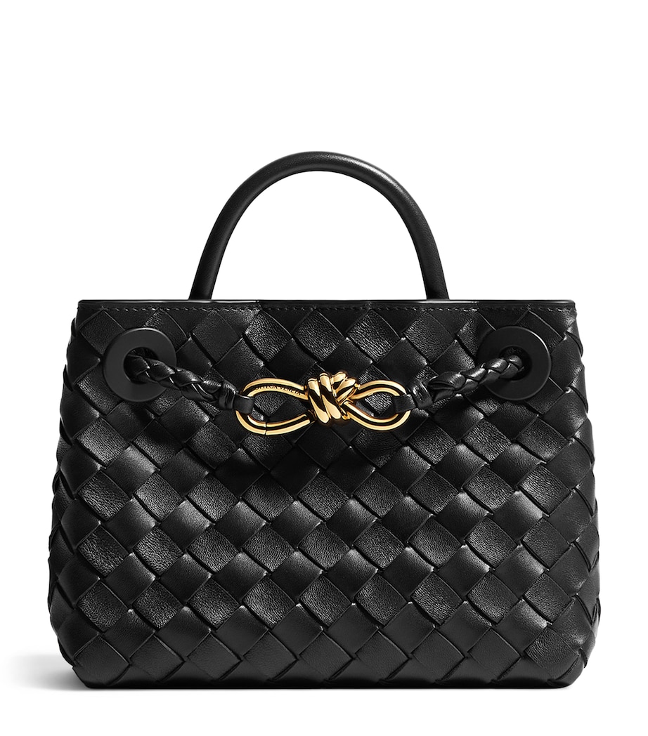 Bottega Veneta Mini Leather Andiamo Top-Handle Bag Image 1