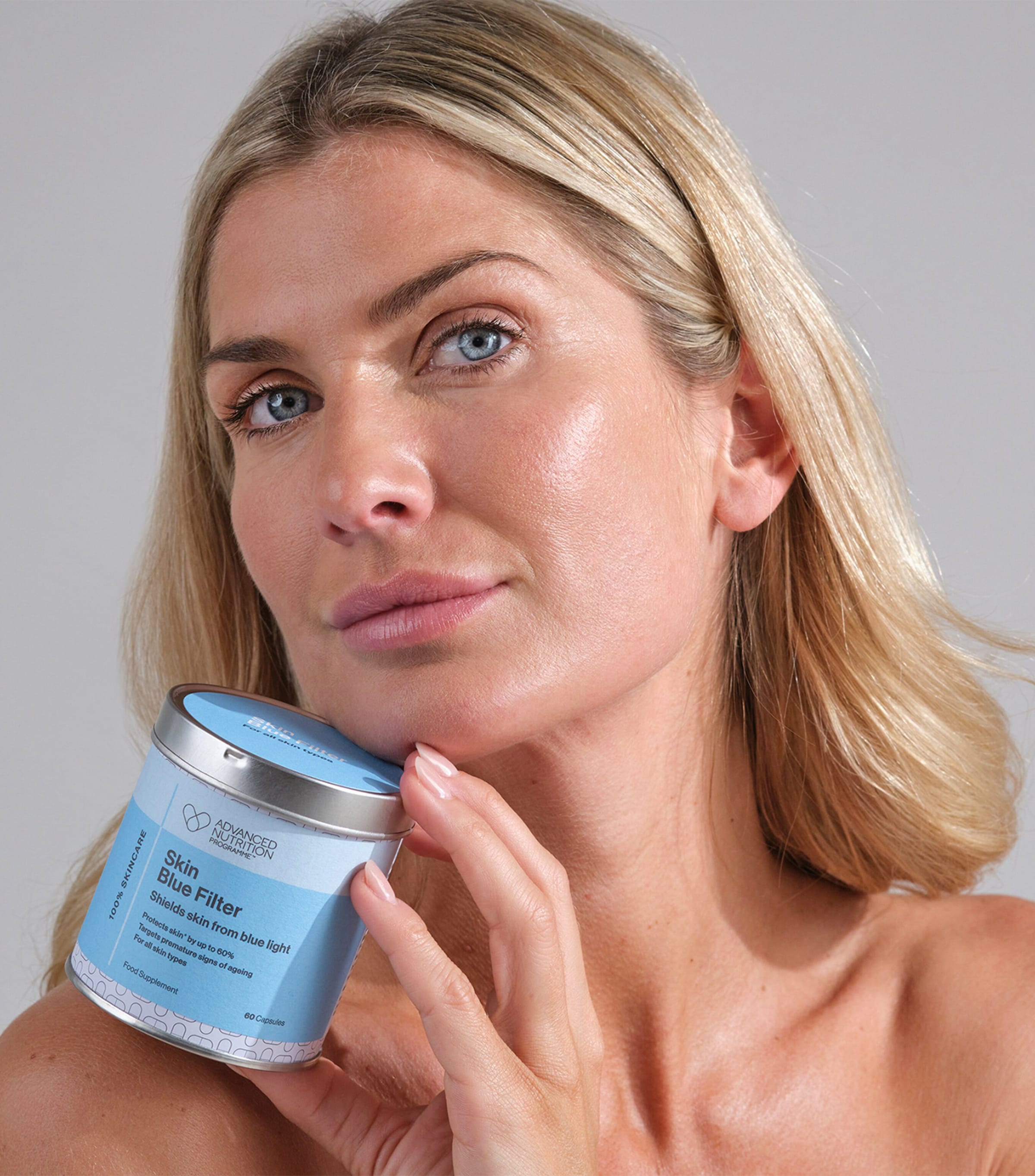 Skin Blue Filter (60 Capsules) NO COLOUR Image 3