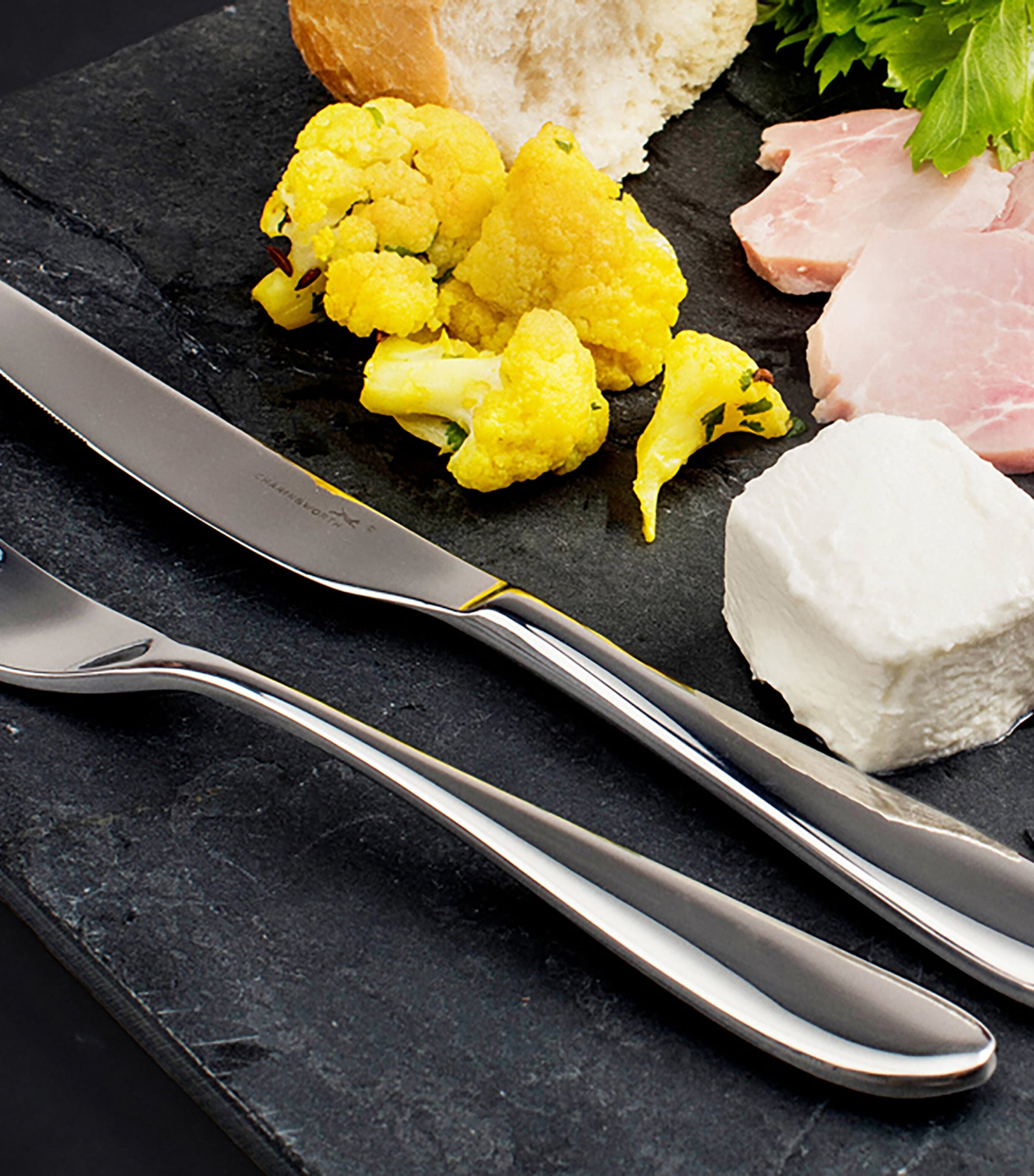 Santol Stainless Steel 24-Piece Cutlery Set SILVER Image 3