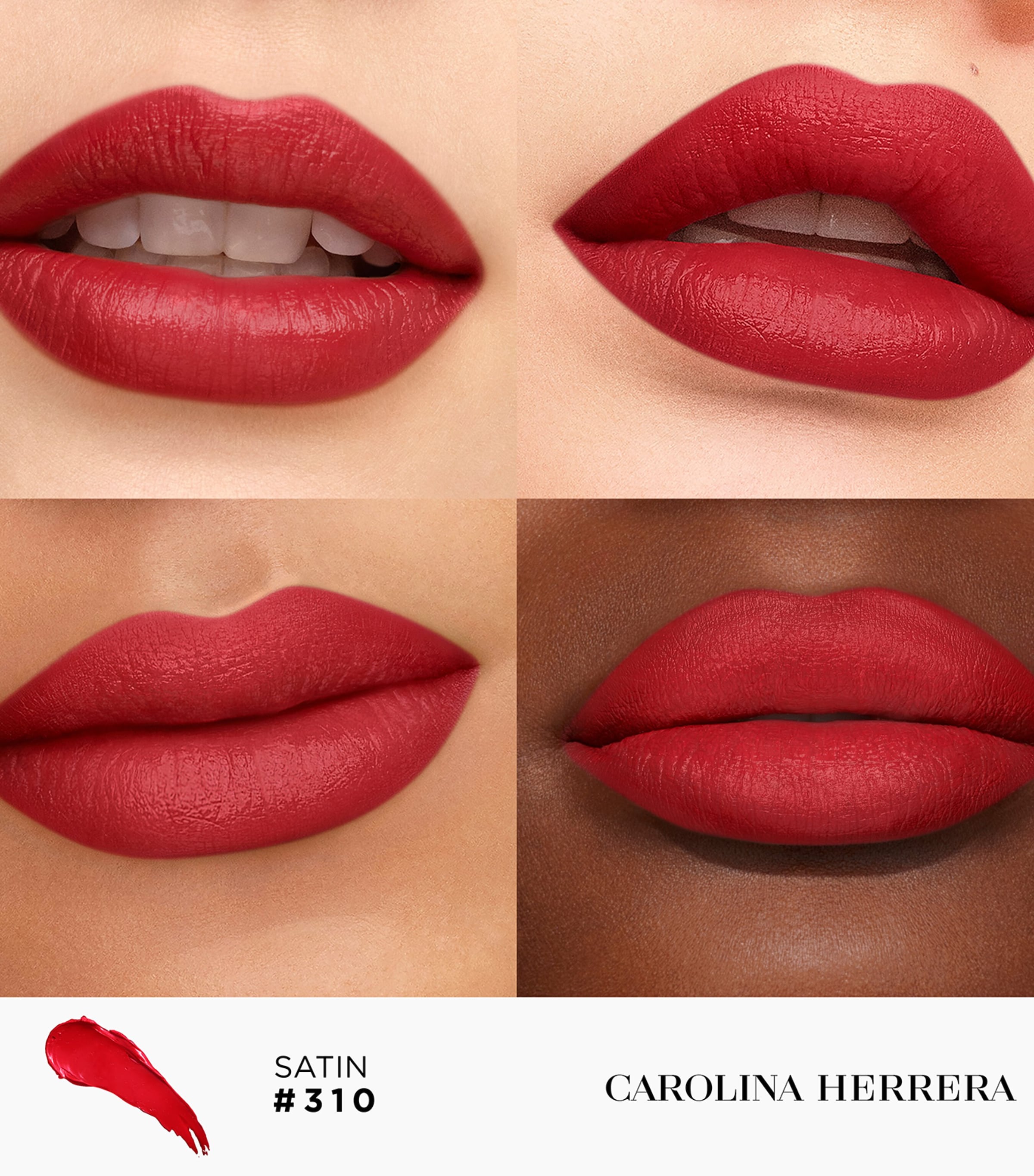Carolina Herrera Fabulous Kiss Satin Lipstick and Cap Bundle Satin Image 2