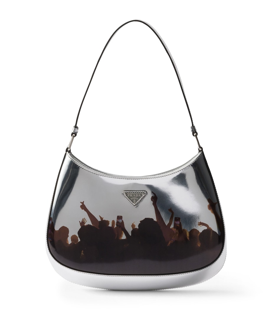 Leather Printed Cleo Shoulder Bag F0118 Image 1