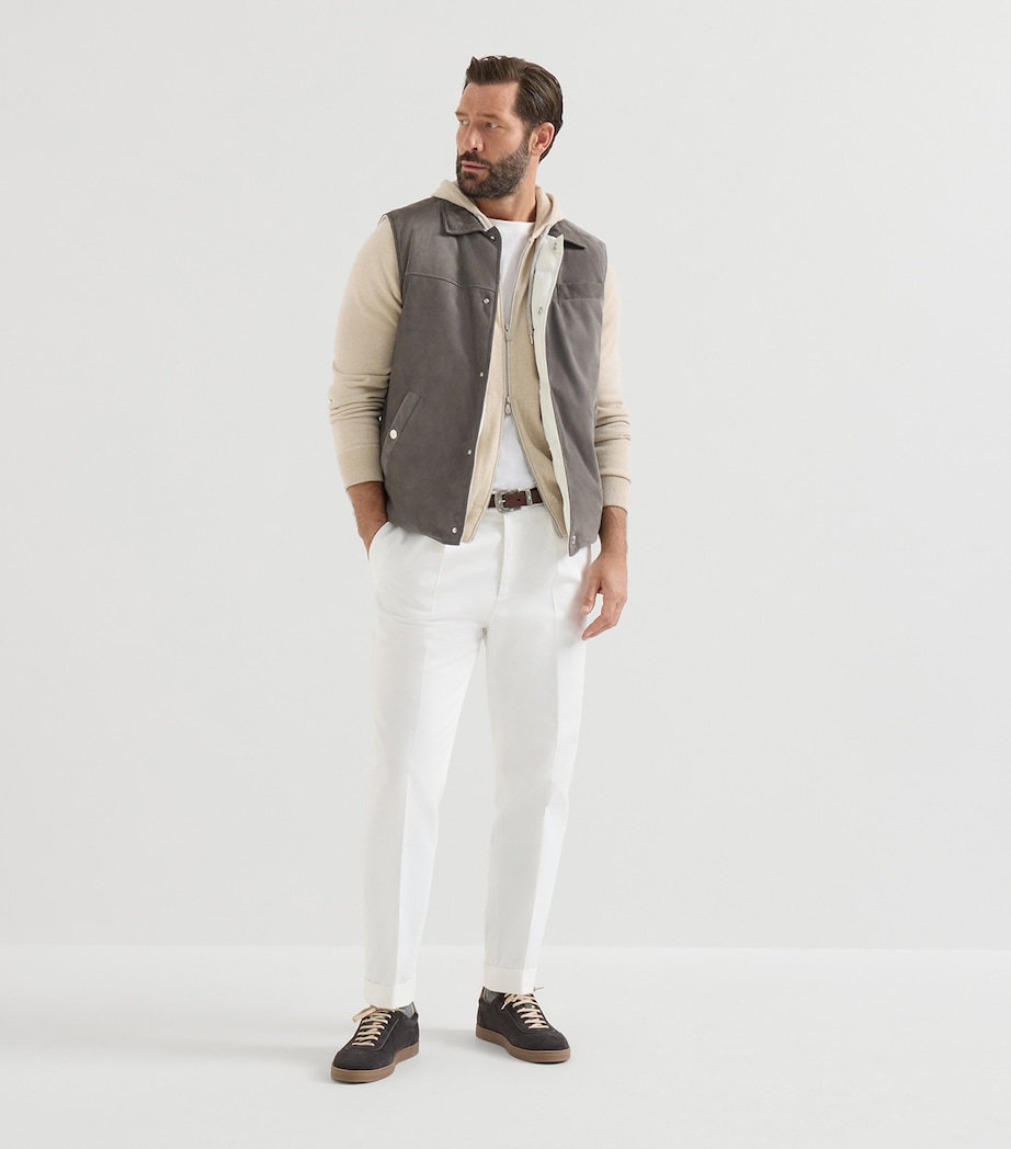Brunello Cucinelli Mens Cashmere Hooded Cardigan Image 2