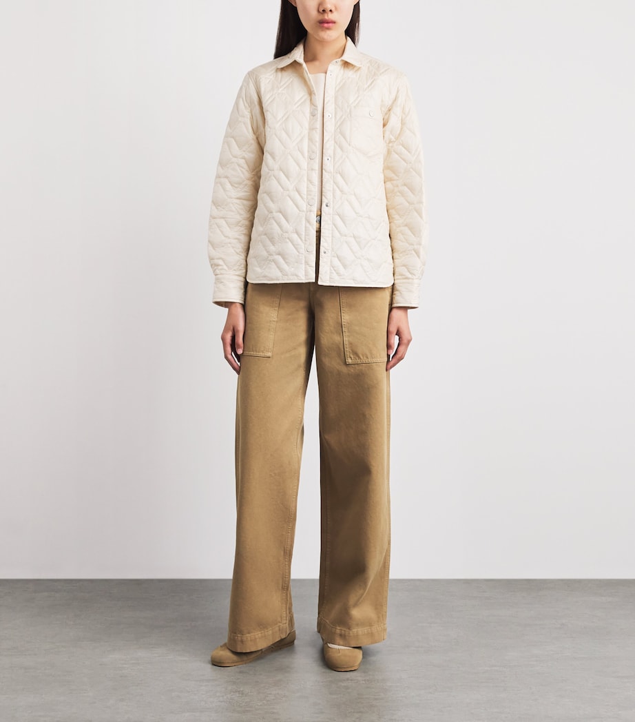 Moncler Cotton Canvas Straight Trousers Image 2