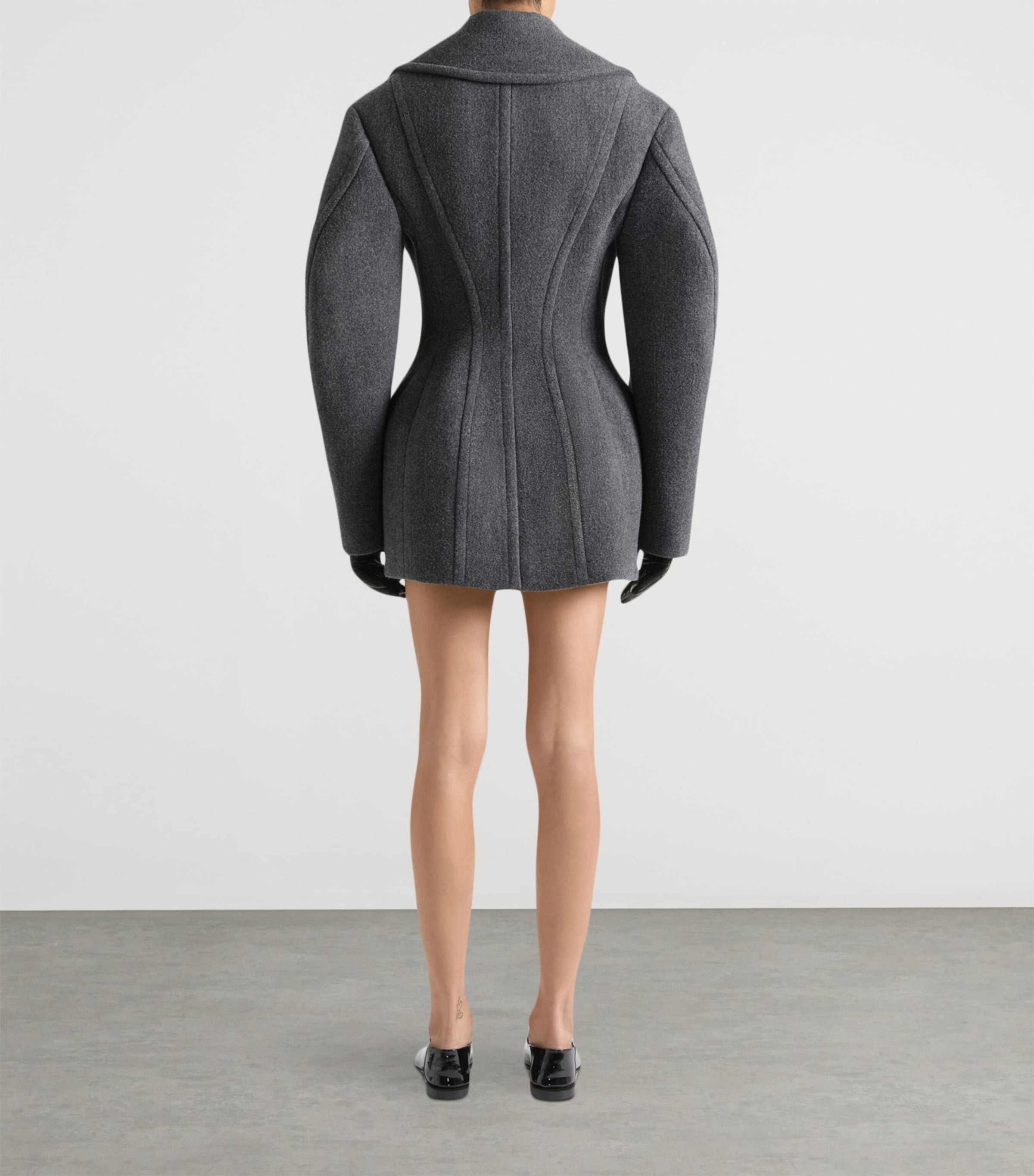 Wool-Silk Coat SLATE BLEND Image 3