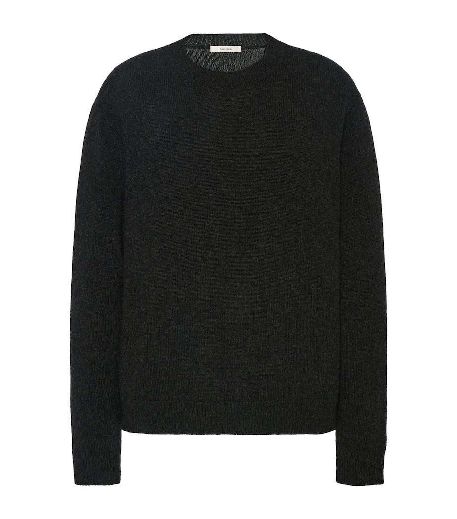 The Row Mens Dumbo Cashmere Sweater Charcoal Image 1