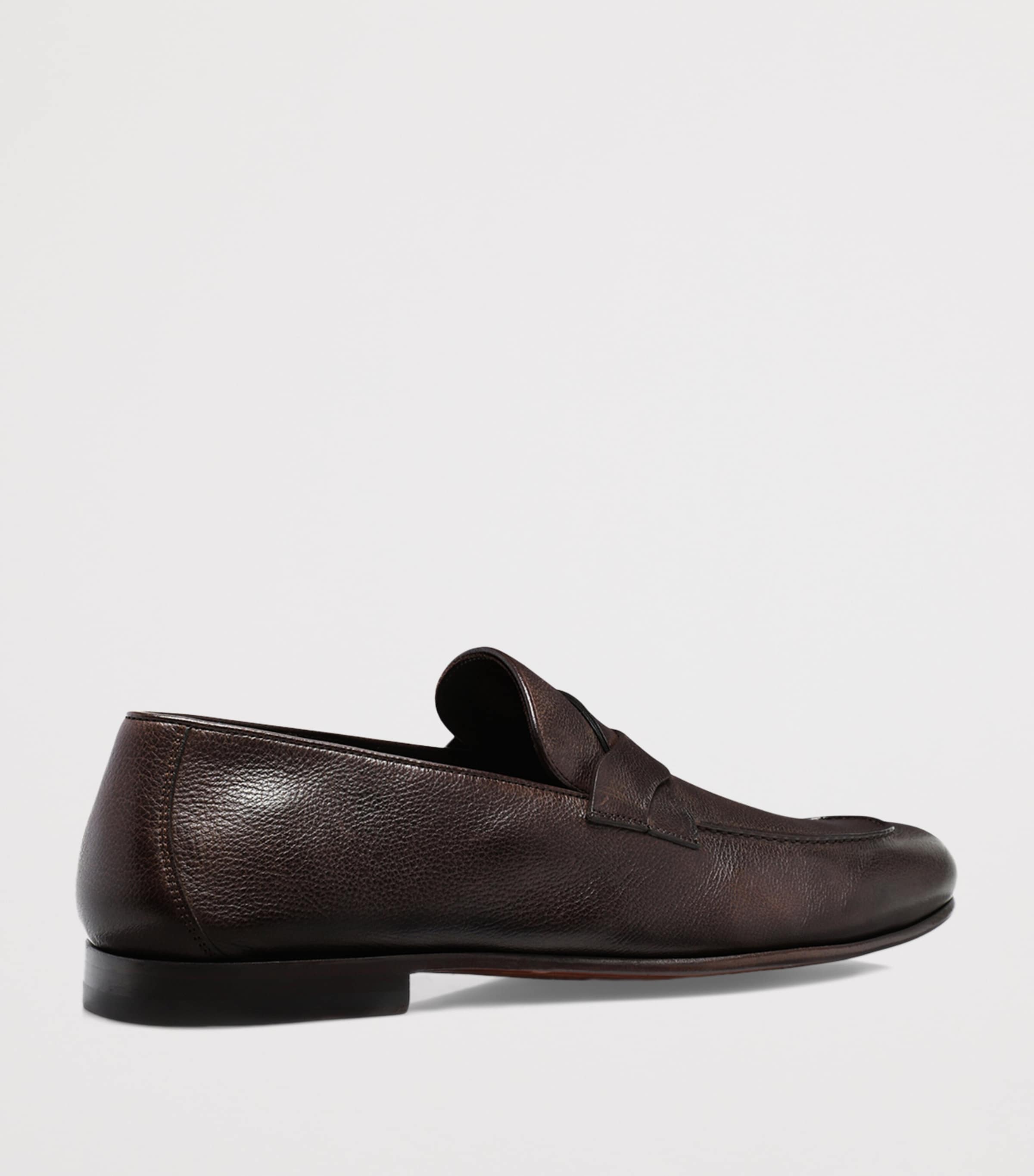 Leather Loafers 1B053 Image 4