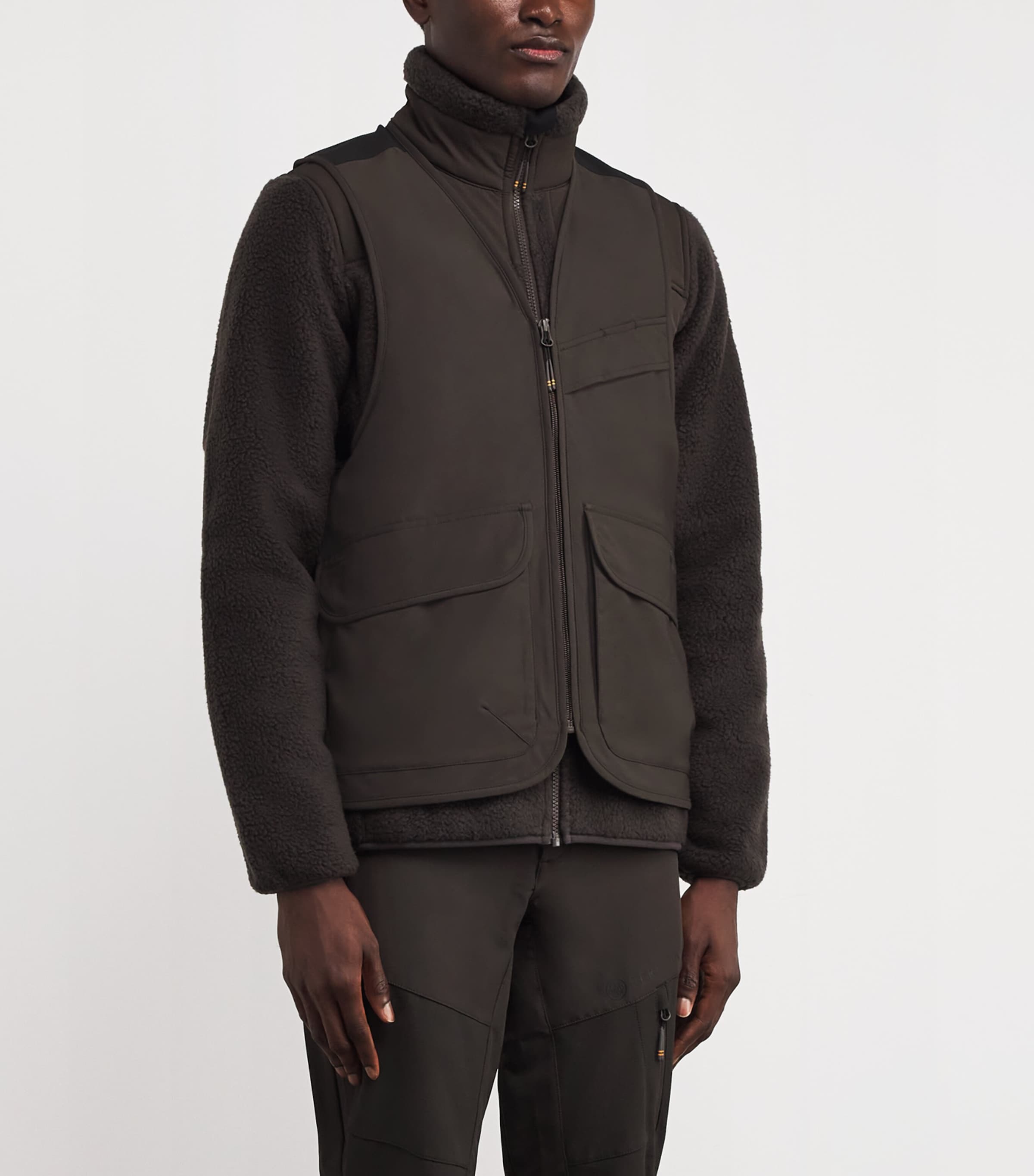 Symmer Gilet 08AA : BROWN BARK Image 3