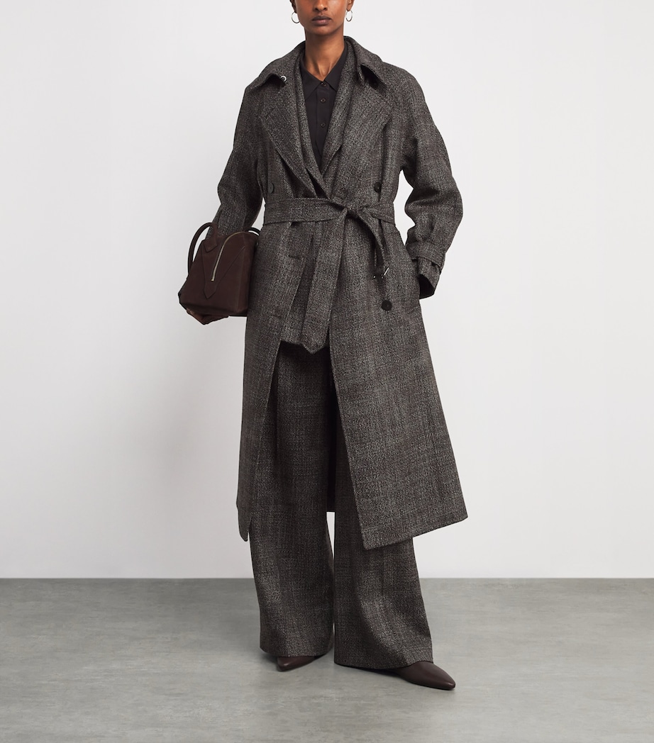 Virgin Wool Laurin Coat COCOA Image 2