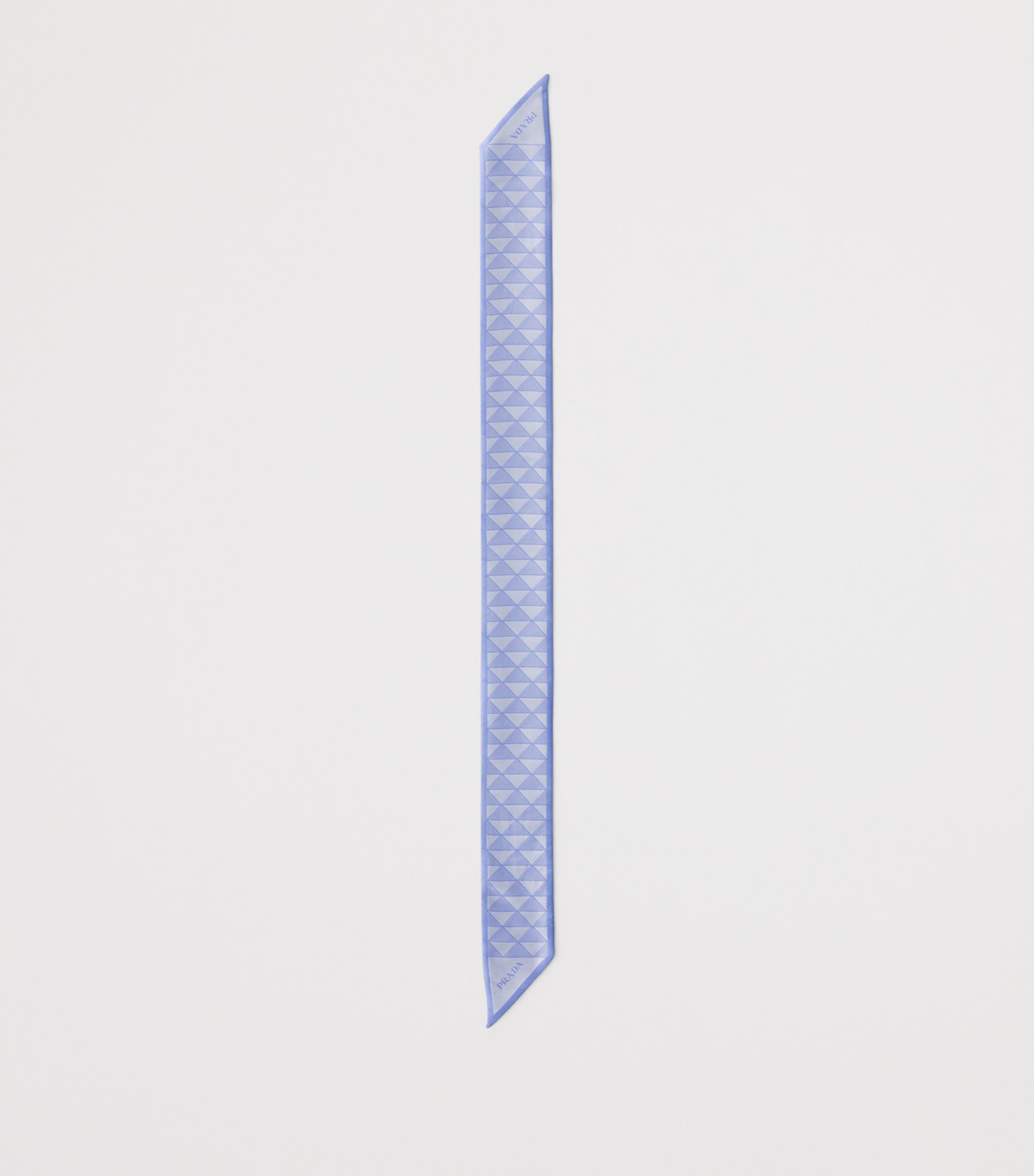 Prada Silk Triangle Skinny Scarf Image 3