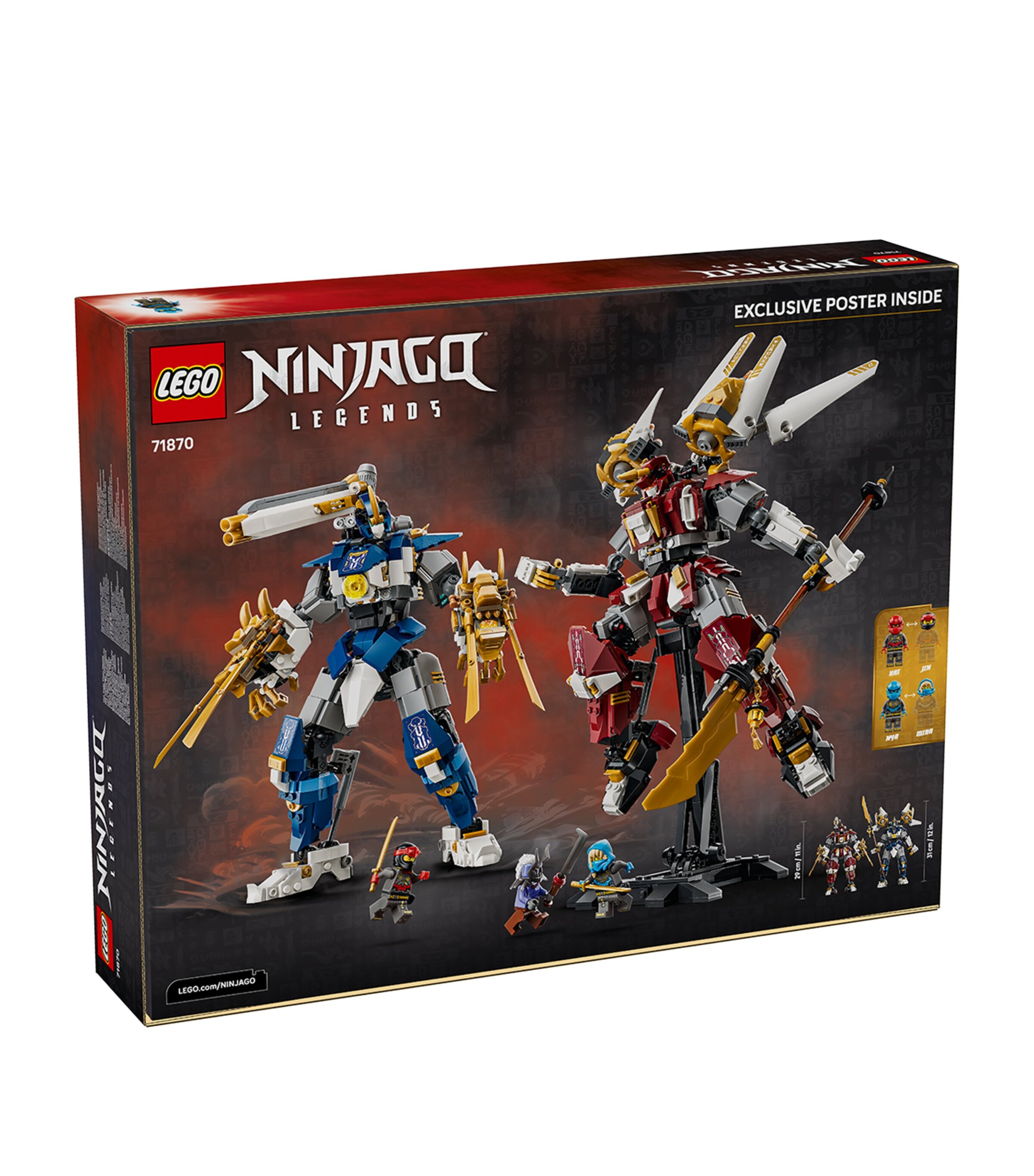 Lego NINJAGO The Twin Titan Mechs Building Toy 71870 Image 2