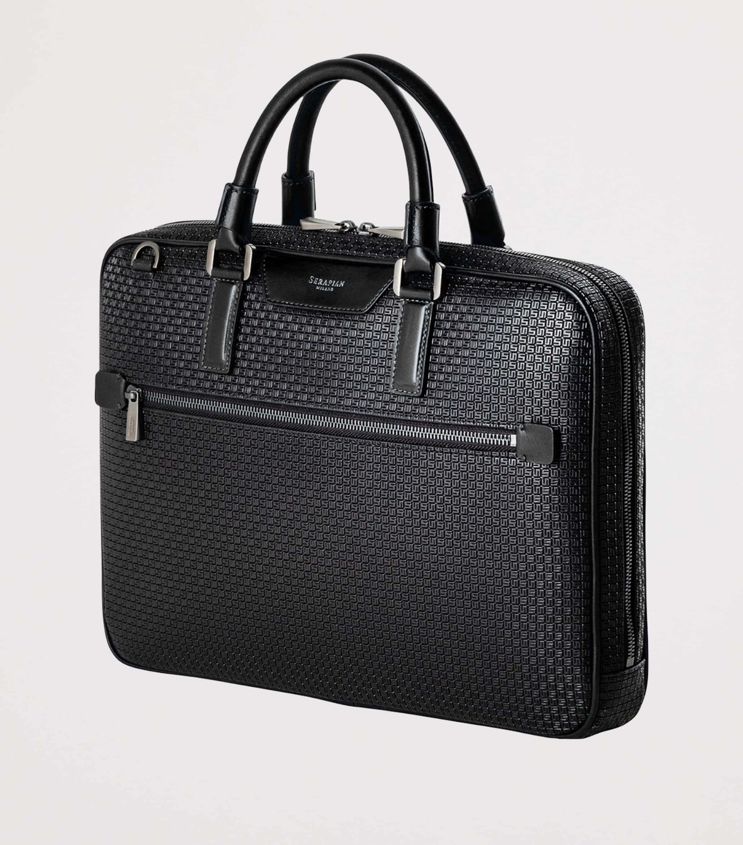 Extra Slim Stepan Briefcase BLACK ECLIPSE Image 2