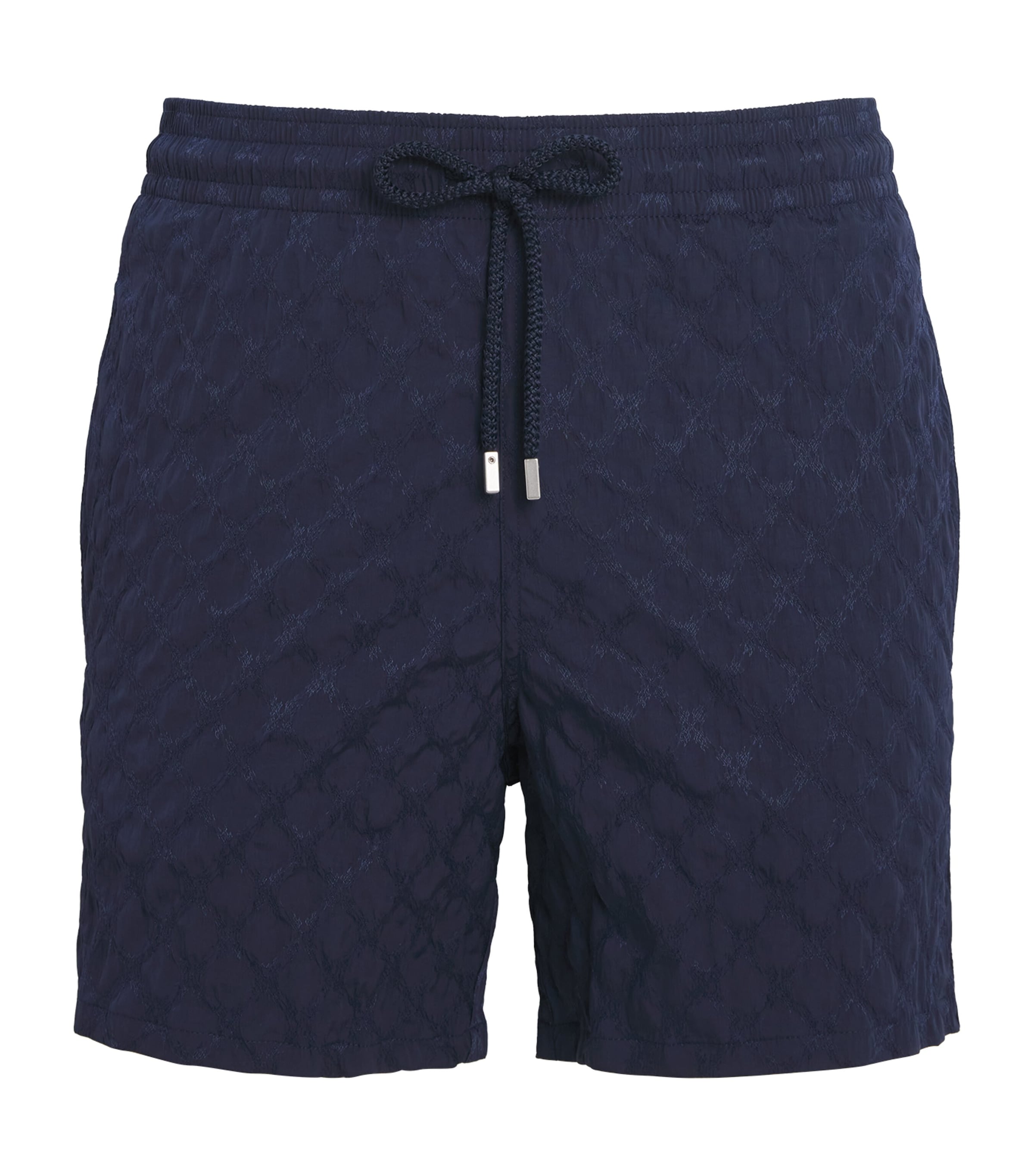 Turtle Monogram Moopea Swim Shorts 390-NAVY Image 1