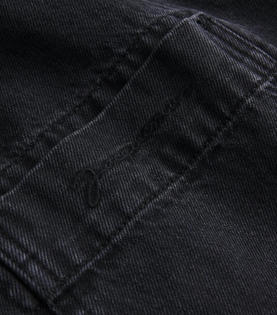 Jacquemus Mens Denim Shirt Jacket Black Image 4