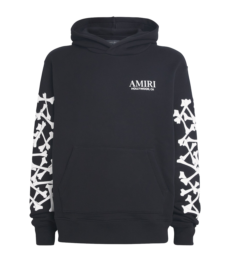 Cotton Bones Stacked Hoodie BLACK Image 1