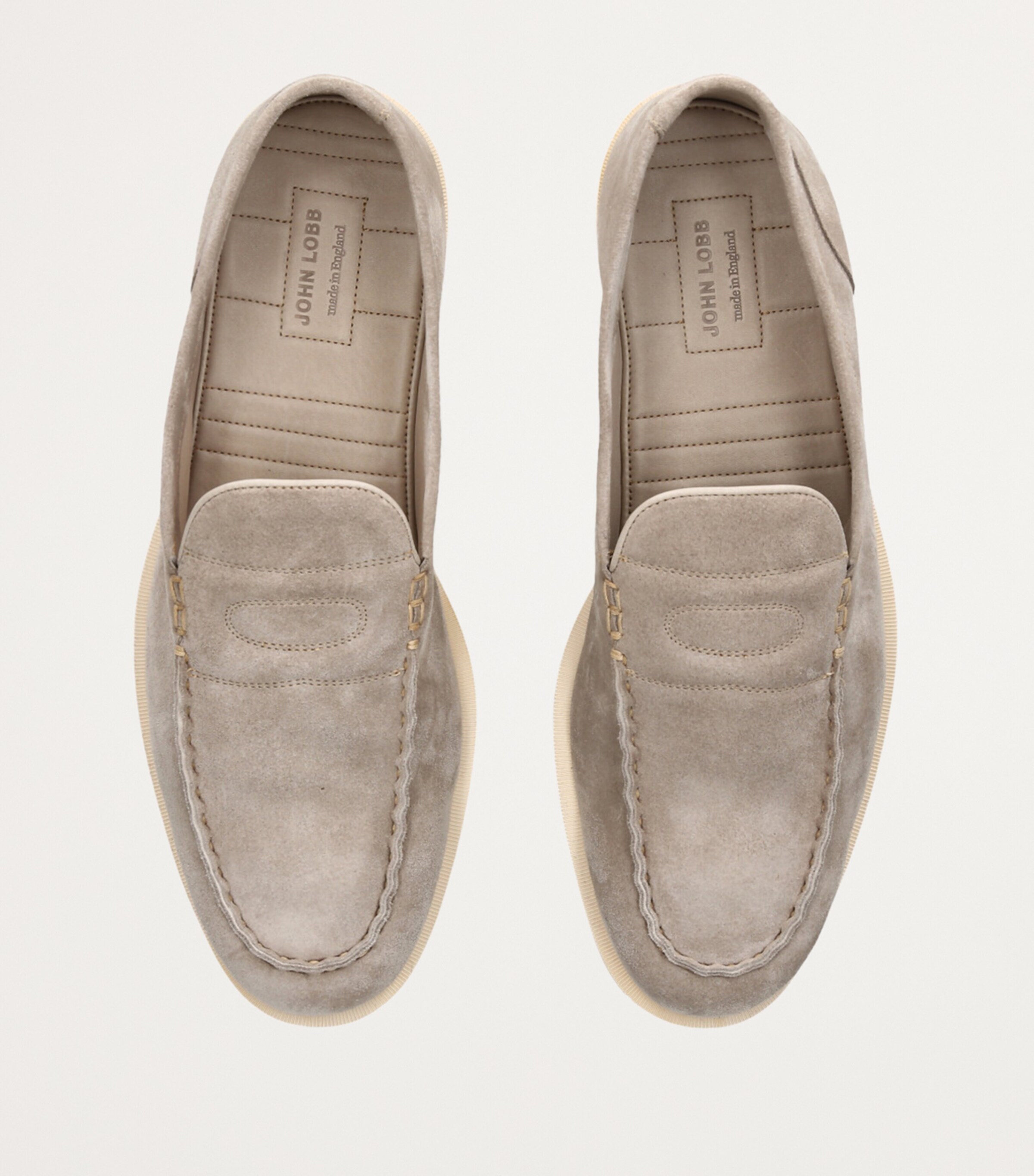 Suede Pace Loafers GREY/DARK Image 4