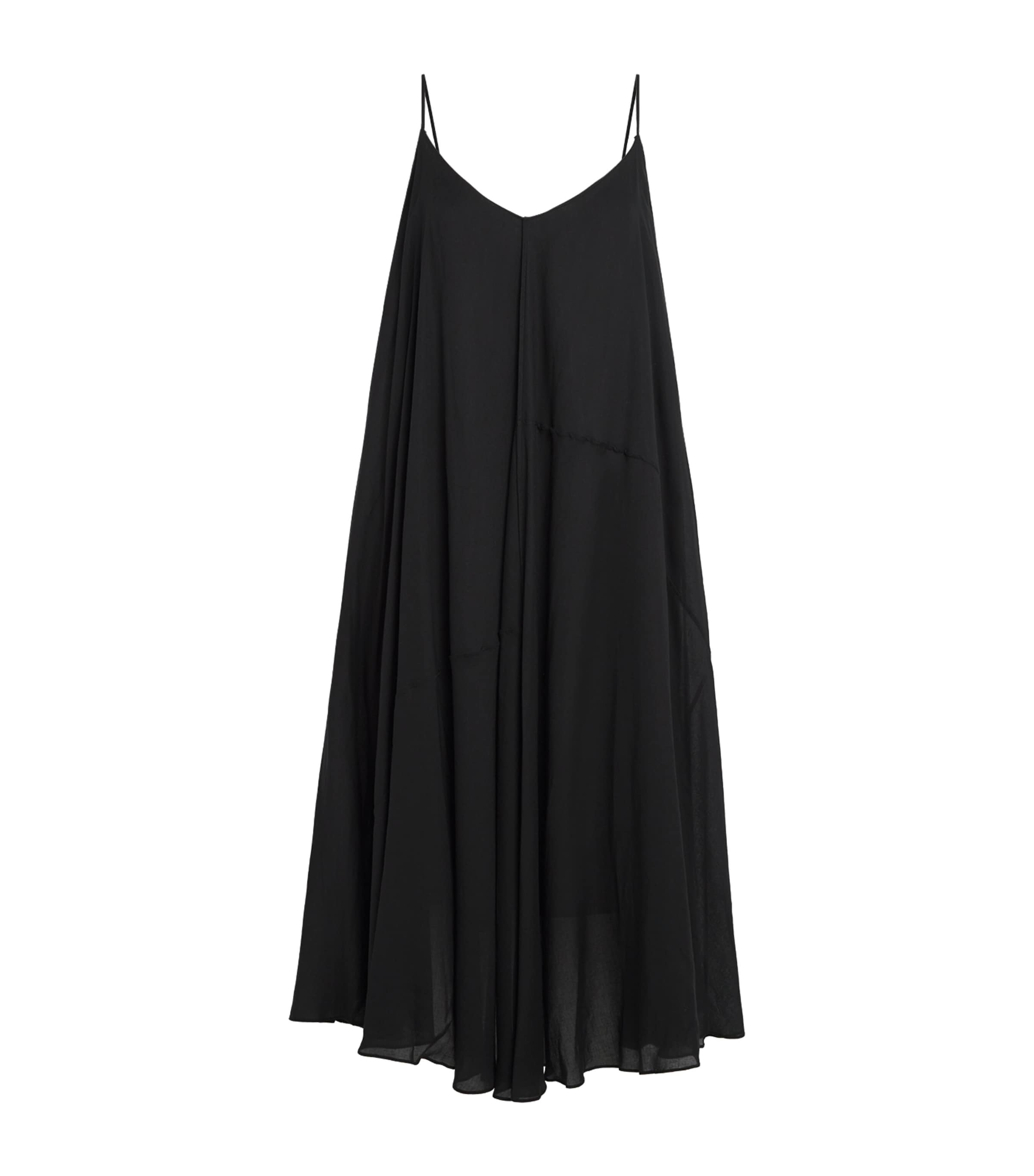 Lauren Manoogian Pojagi Scoop-neck Midi Dress In Blue