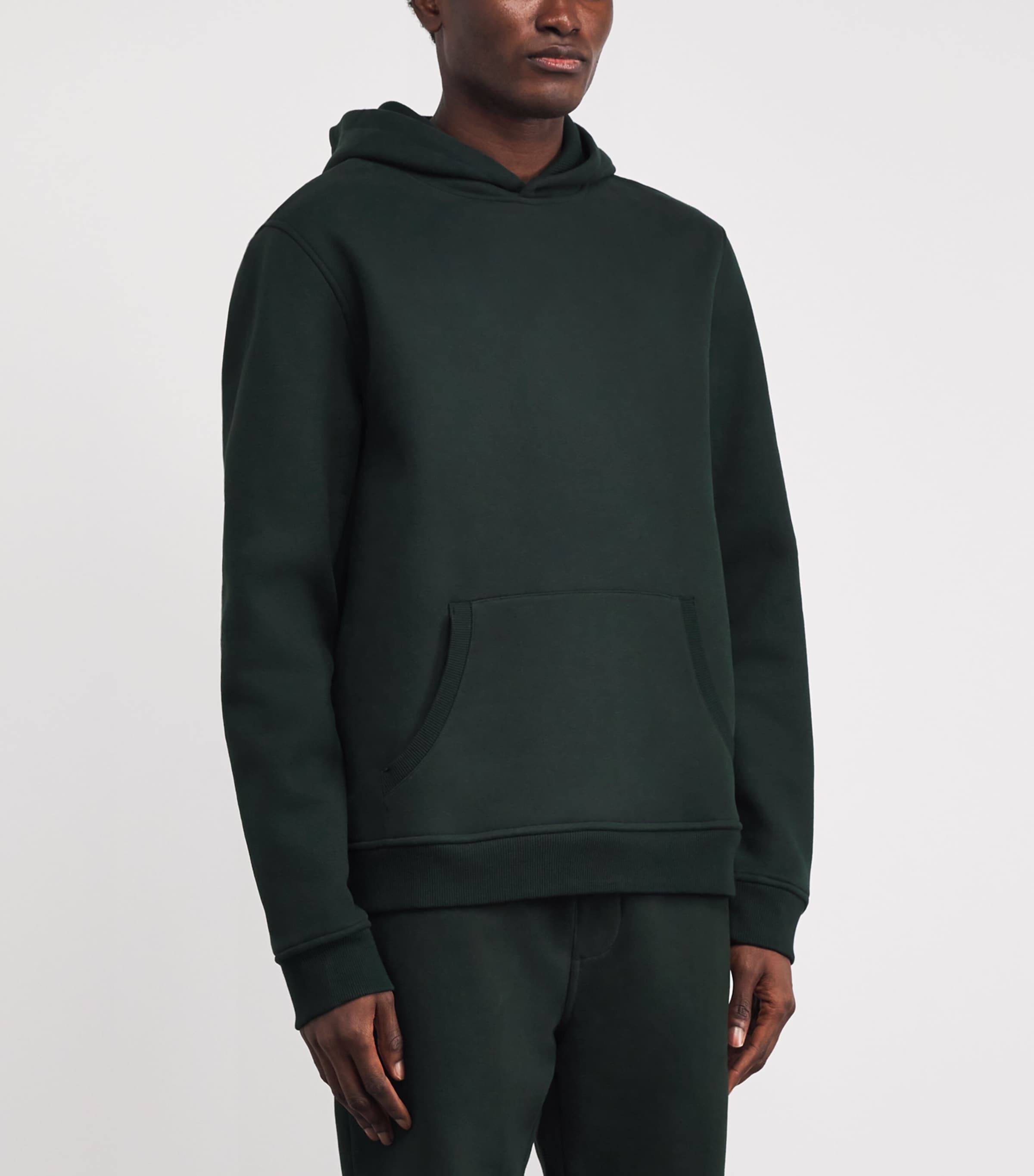Organic Cotton-Blend Seaside Hoodie EVERGREEN-EVG Image 3