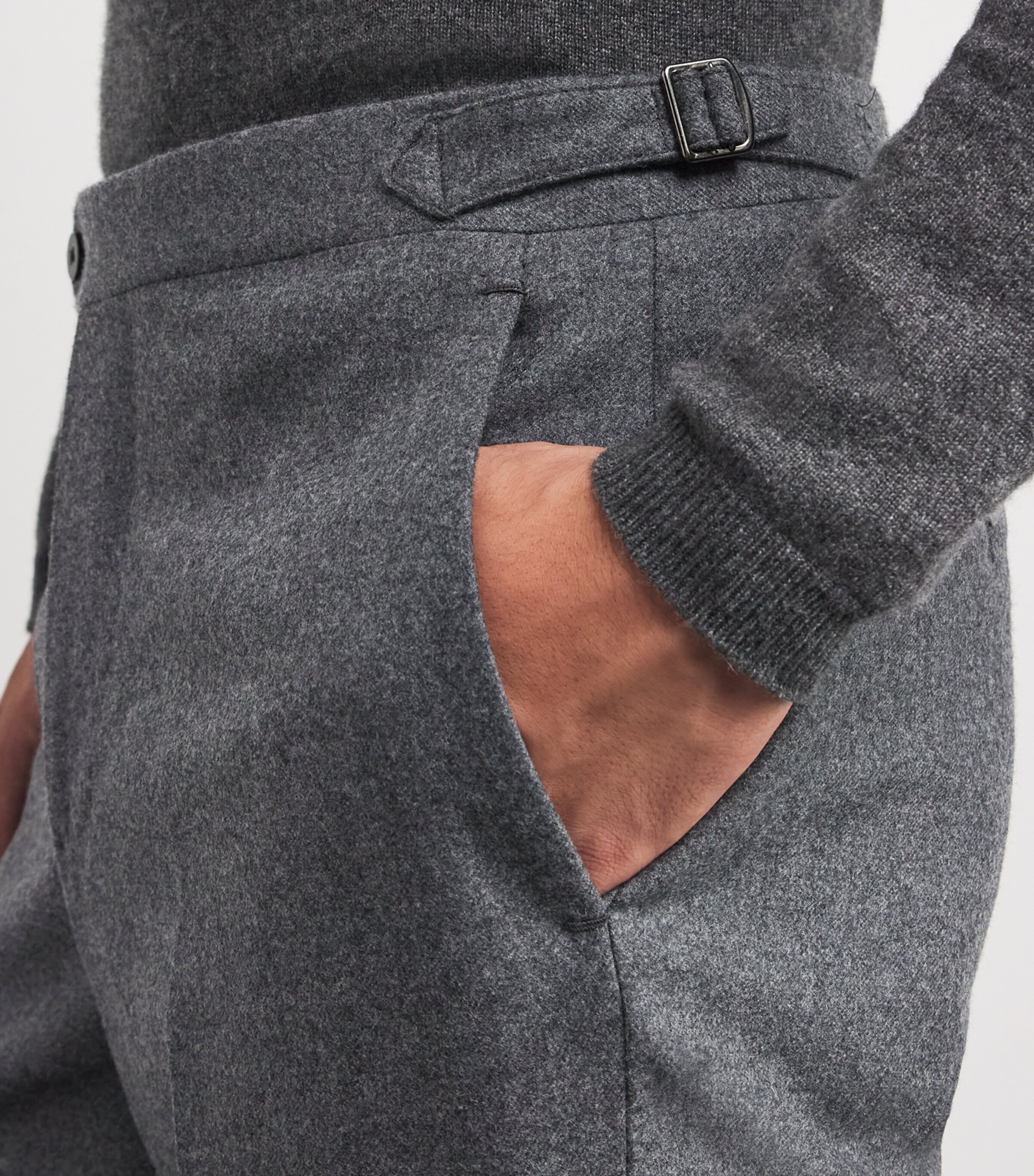 Wool-Cashmere Tailored Trousers 970 Image 6