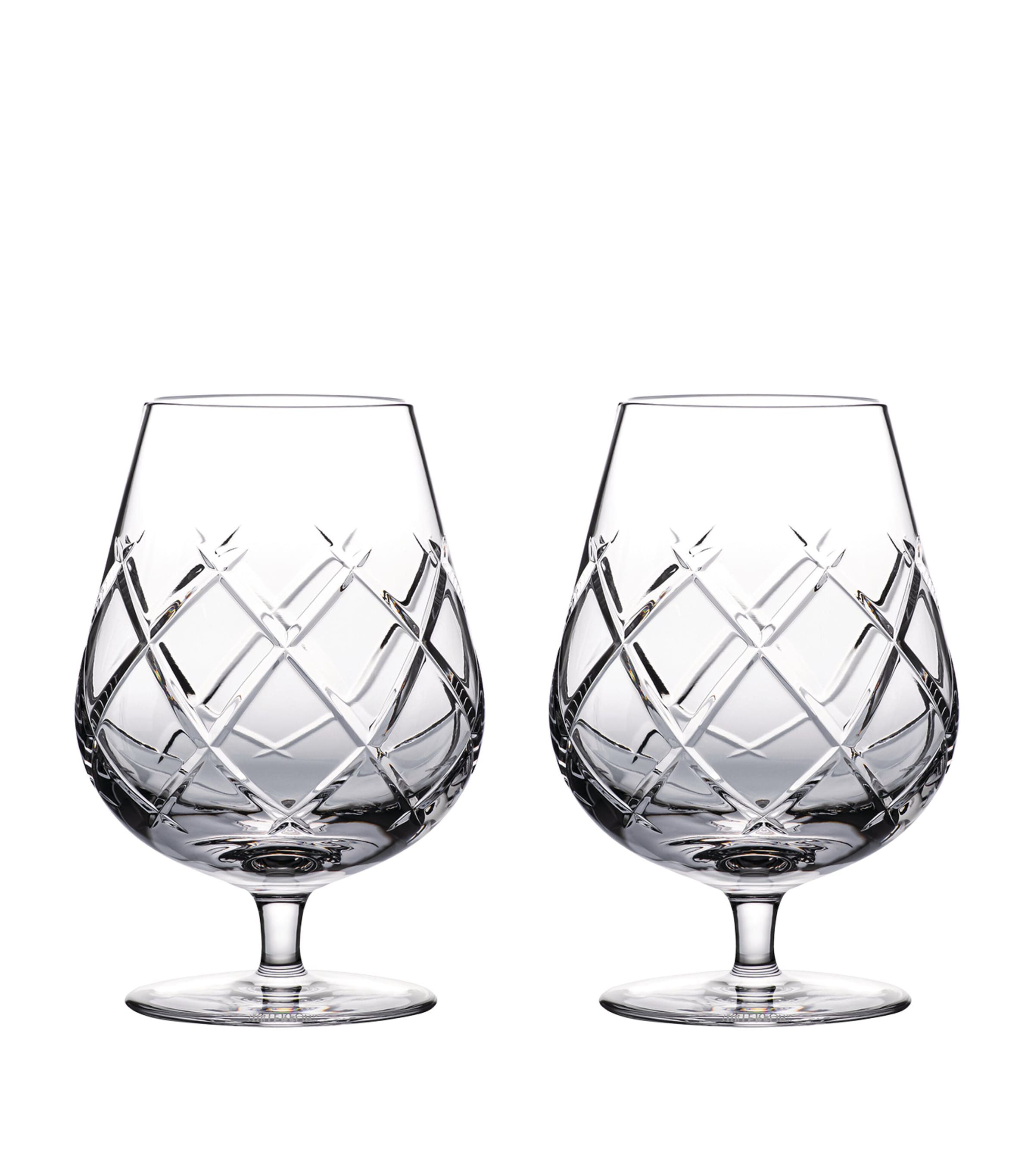 Set of 2 Olann Brandy Balloon Glasses (510ml) CLEAR Image 1