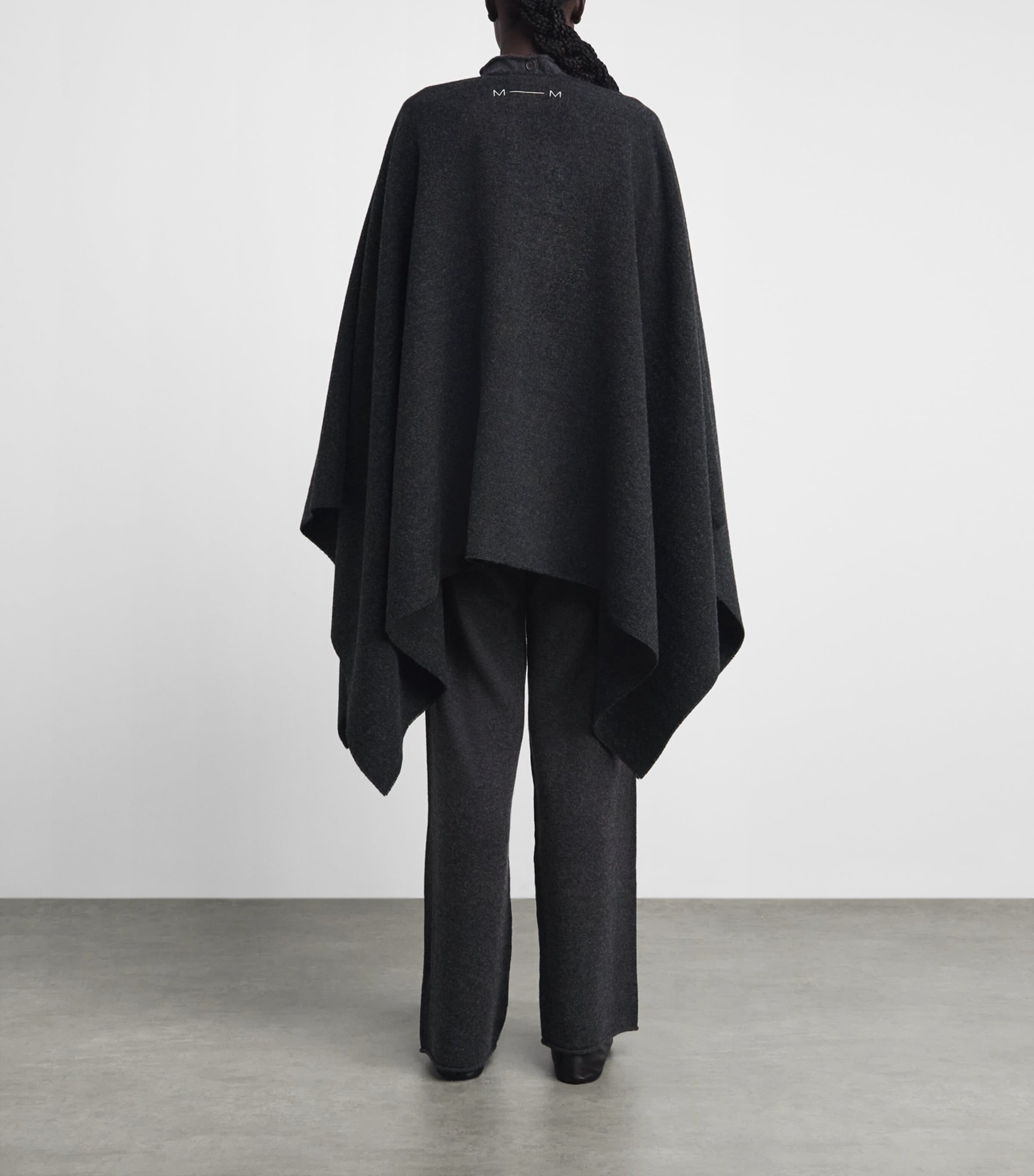 MM Womens Wool-Blend Cardigan Dark Grey Image 5